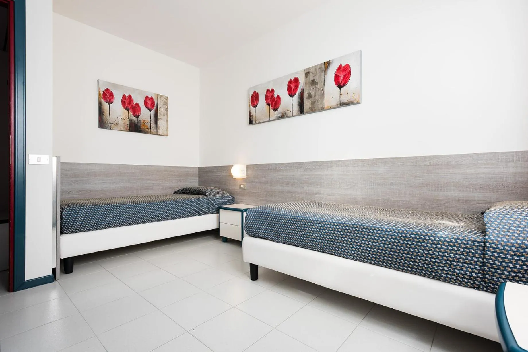 Bed in Aparthotel Imperial