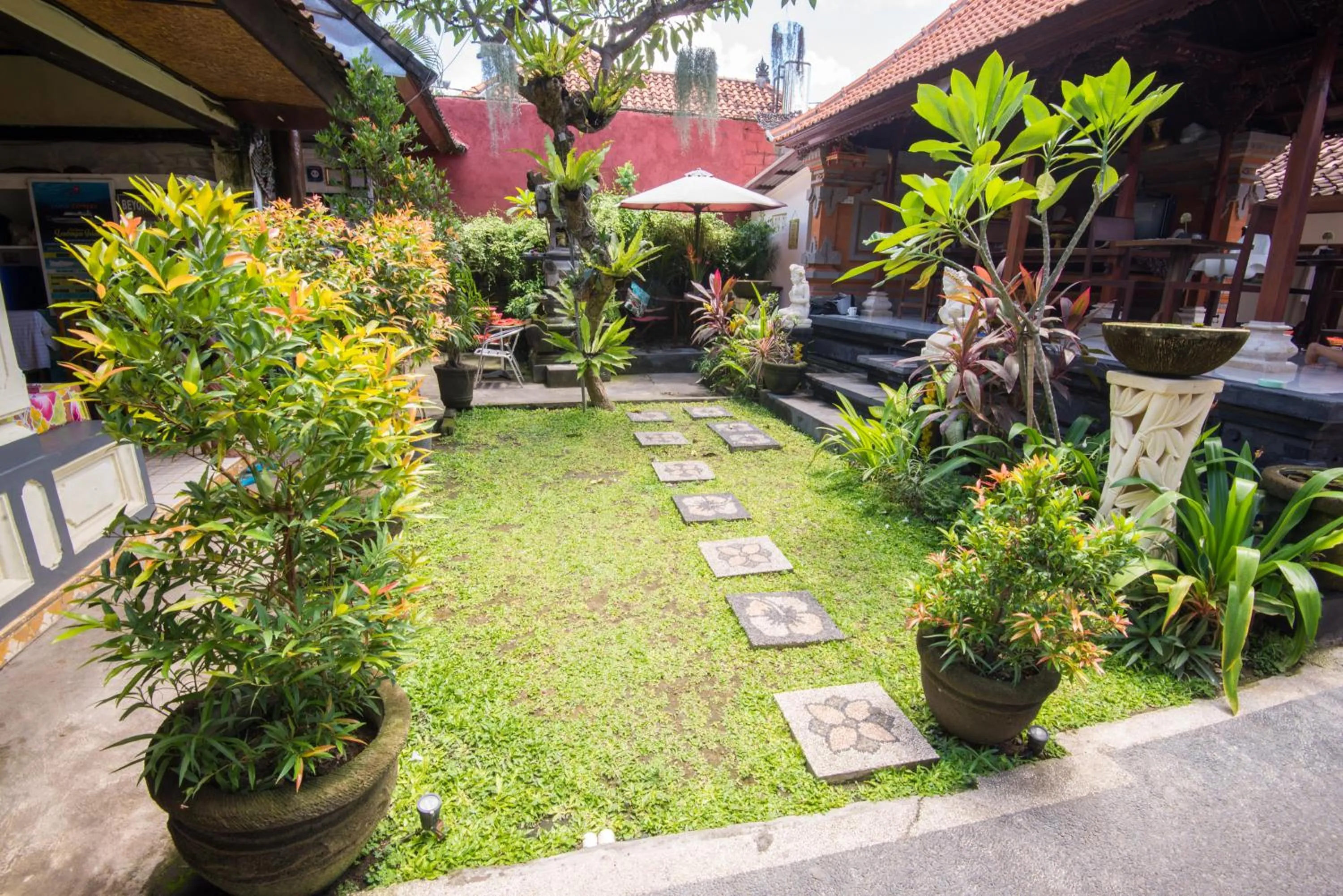 Garden in Radha Homestay
