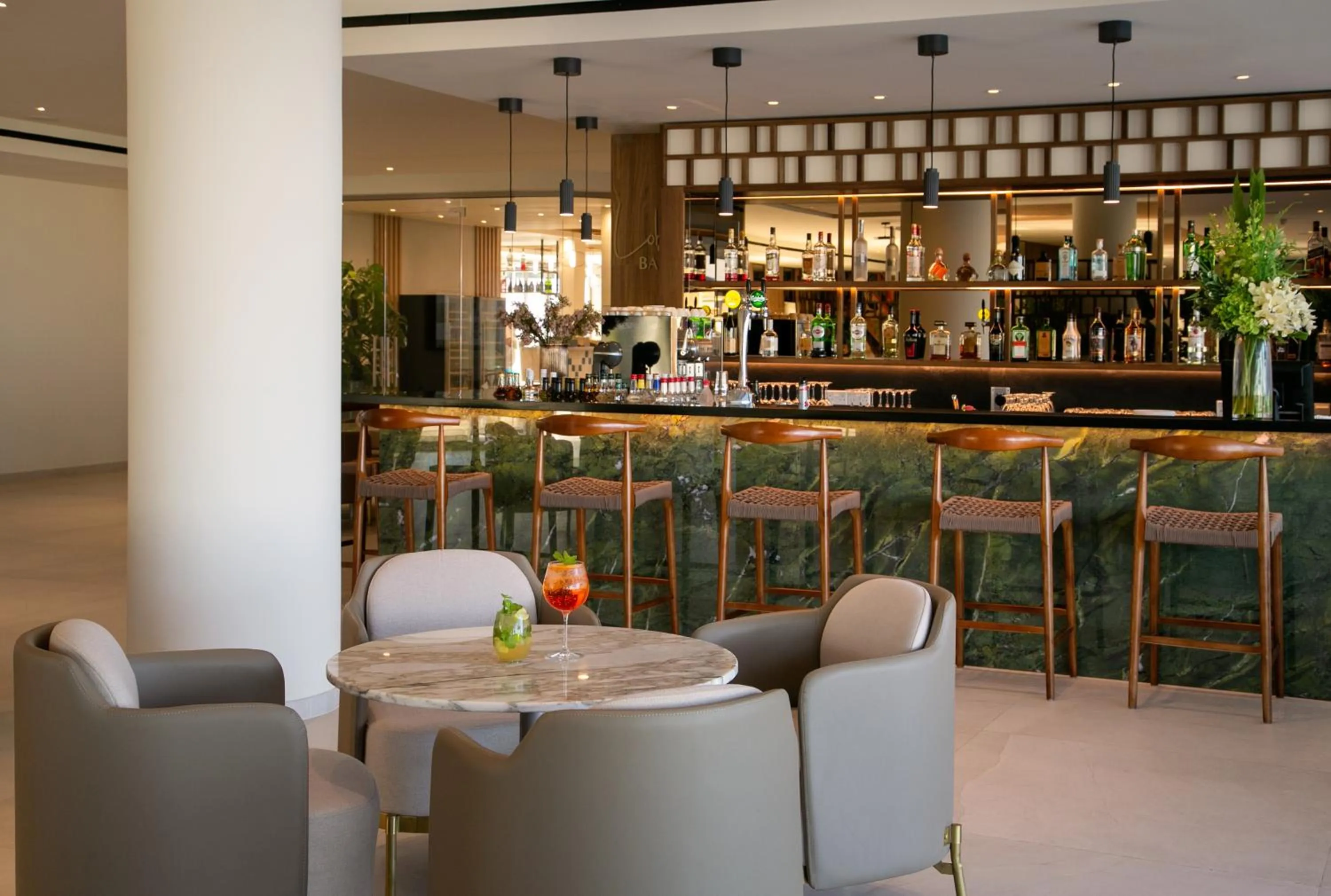 Lounge or bar in Atlantica Aqua Blue