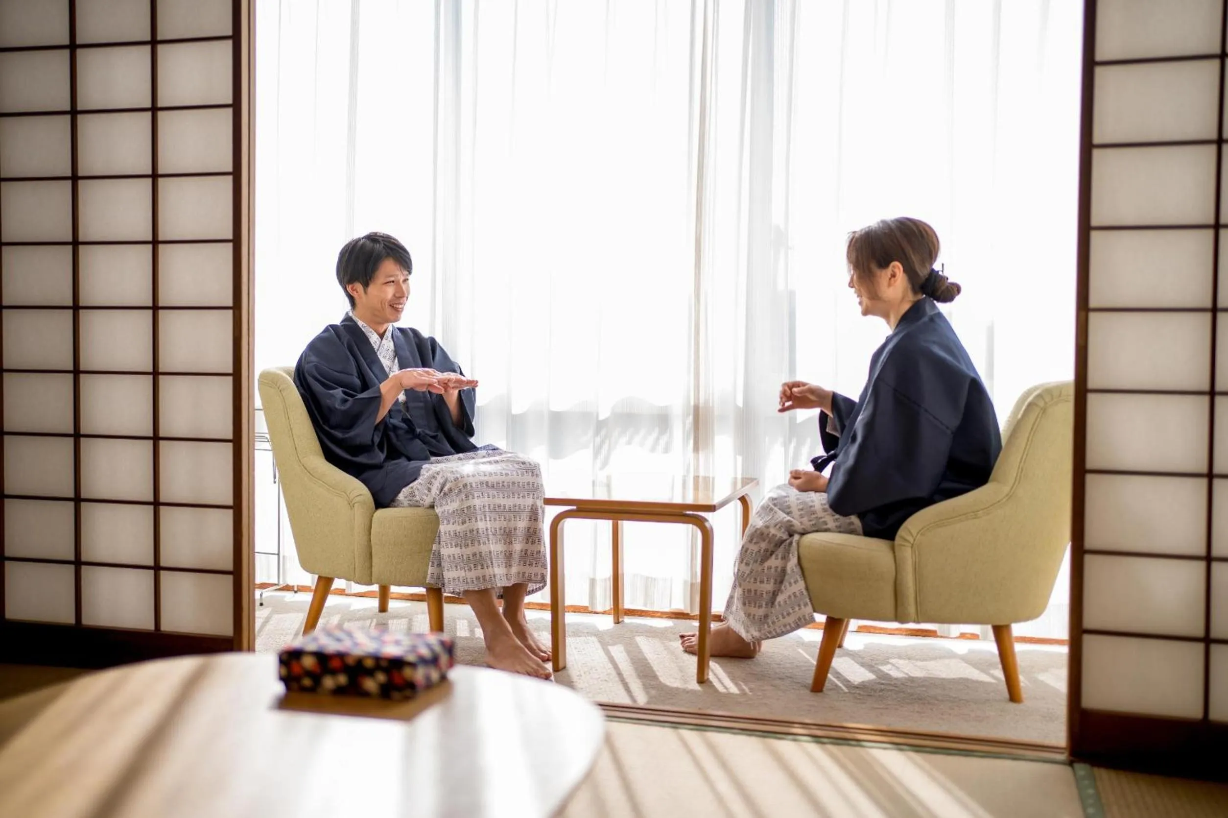 Photo of the whole room in Ryokan Ryokufuso