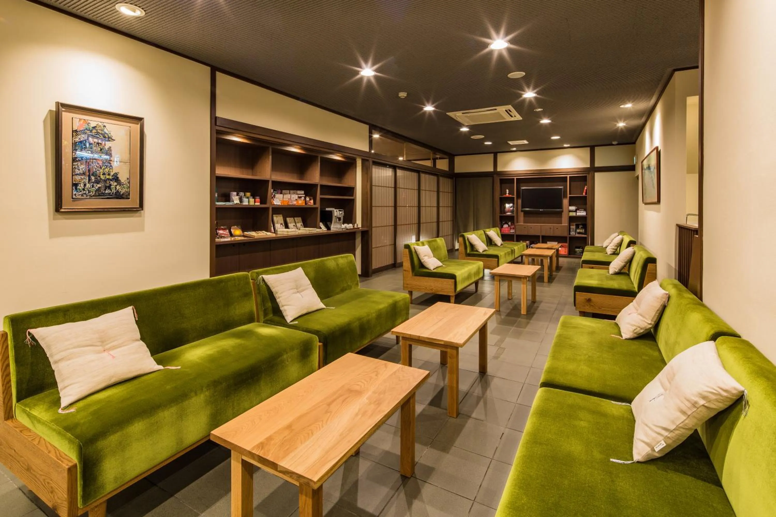 Lobby or reception in Ryokan Ryokufuso