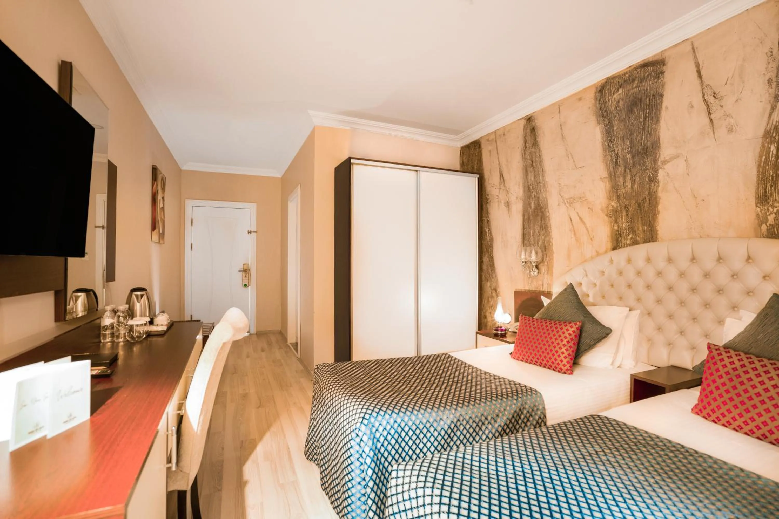 Bed in GRAND ANİ HOTEL