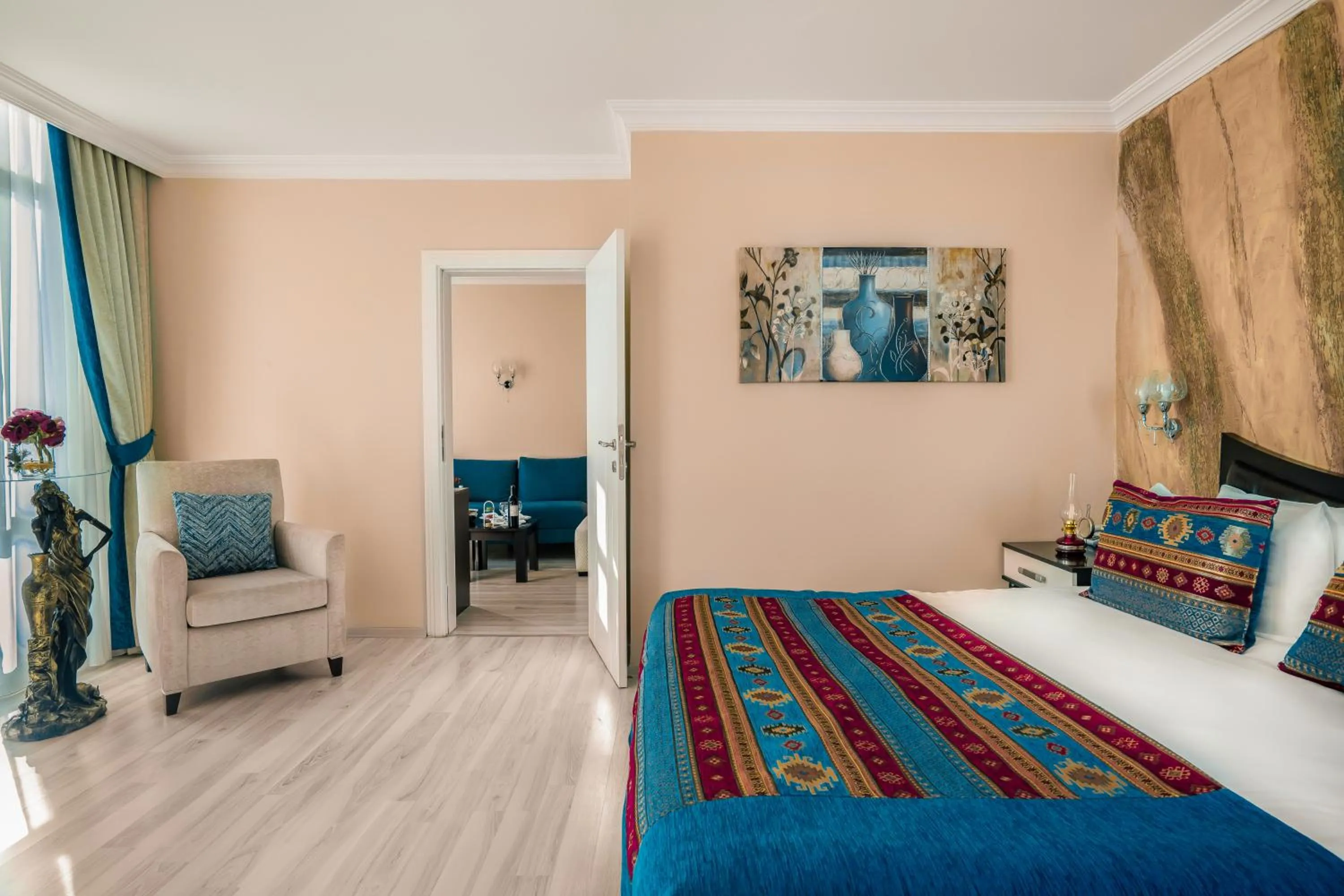 Bed in GRAND ANİ HOTEL