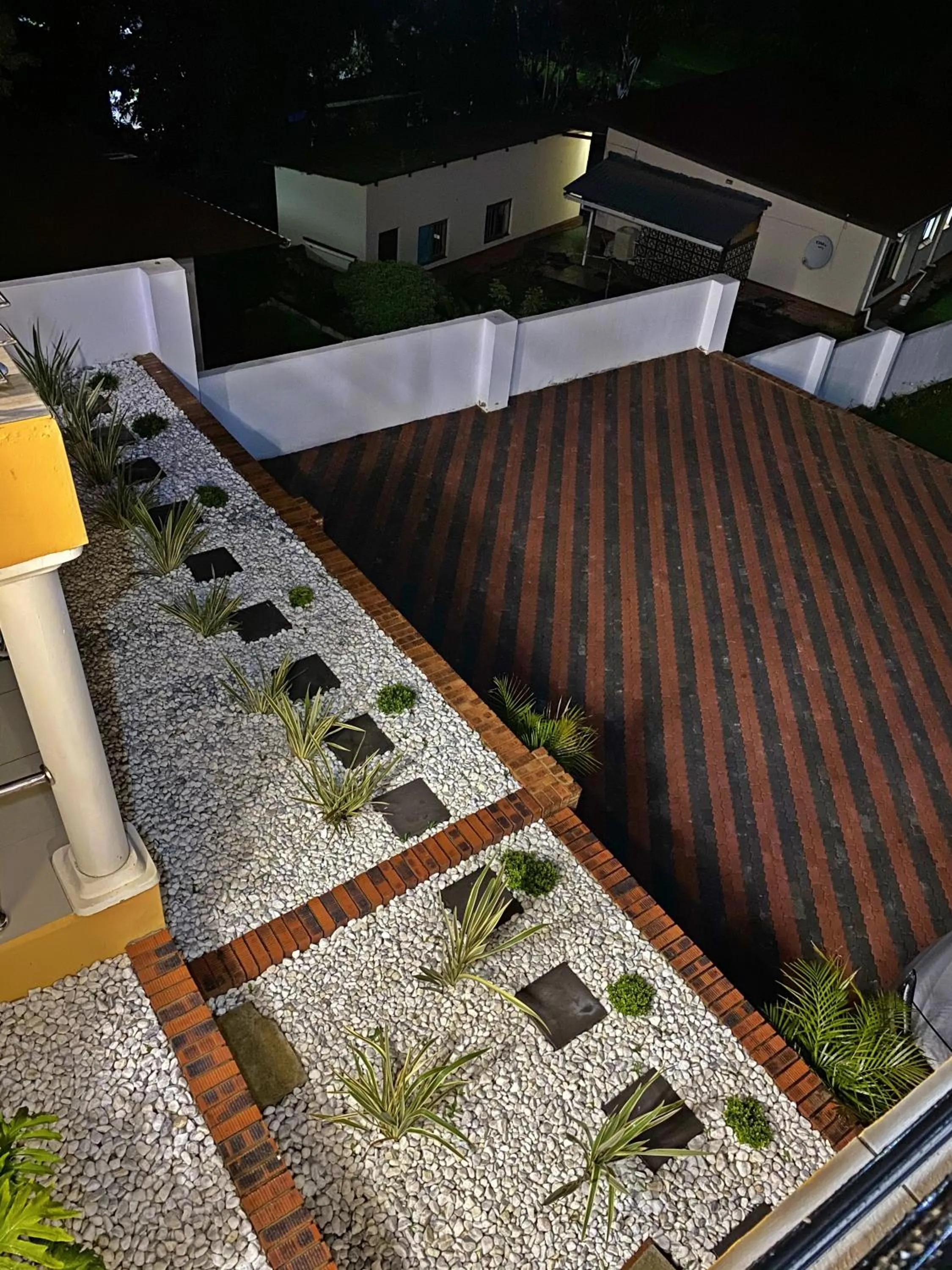 Garden view in Seven Wonders B&B