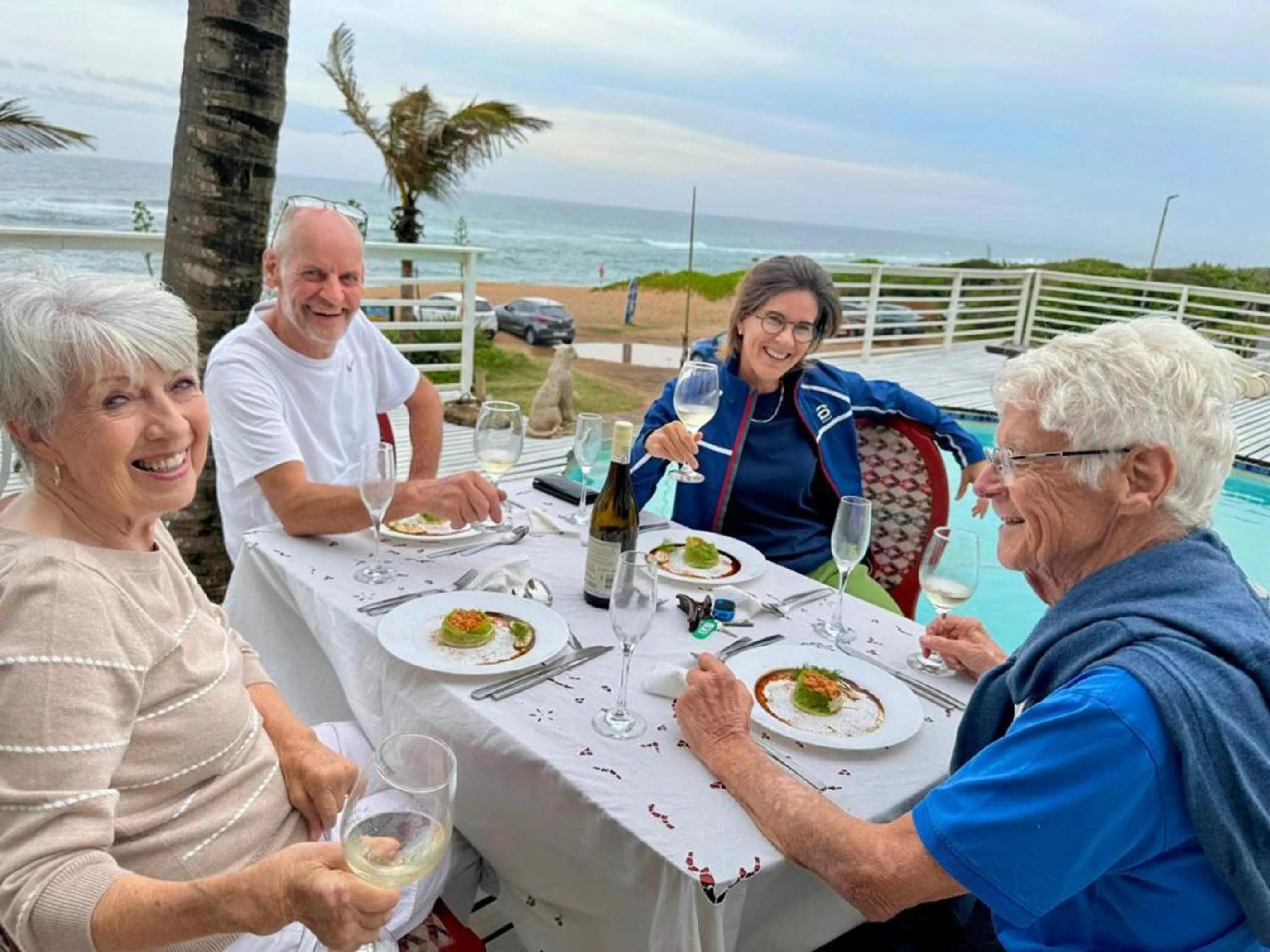 Guests in Bentley on the Beach