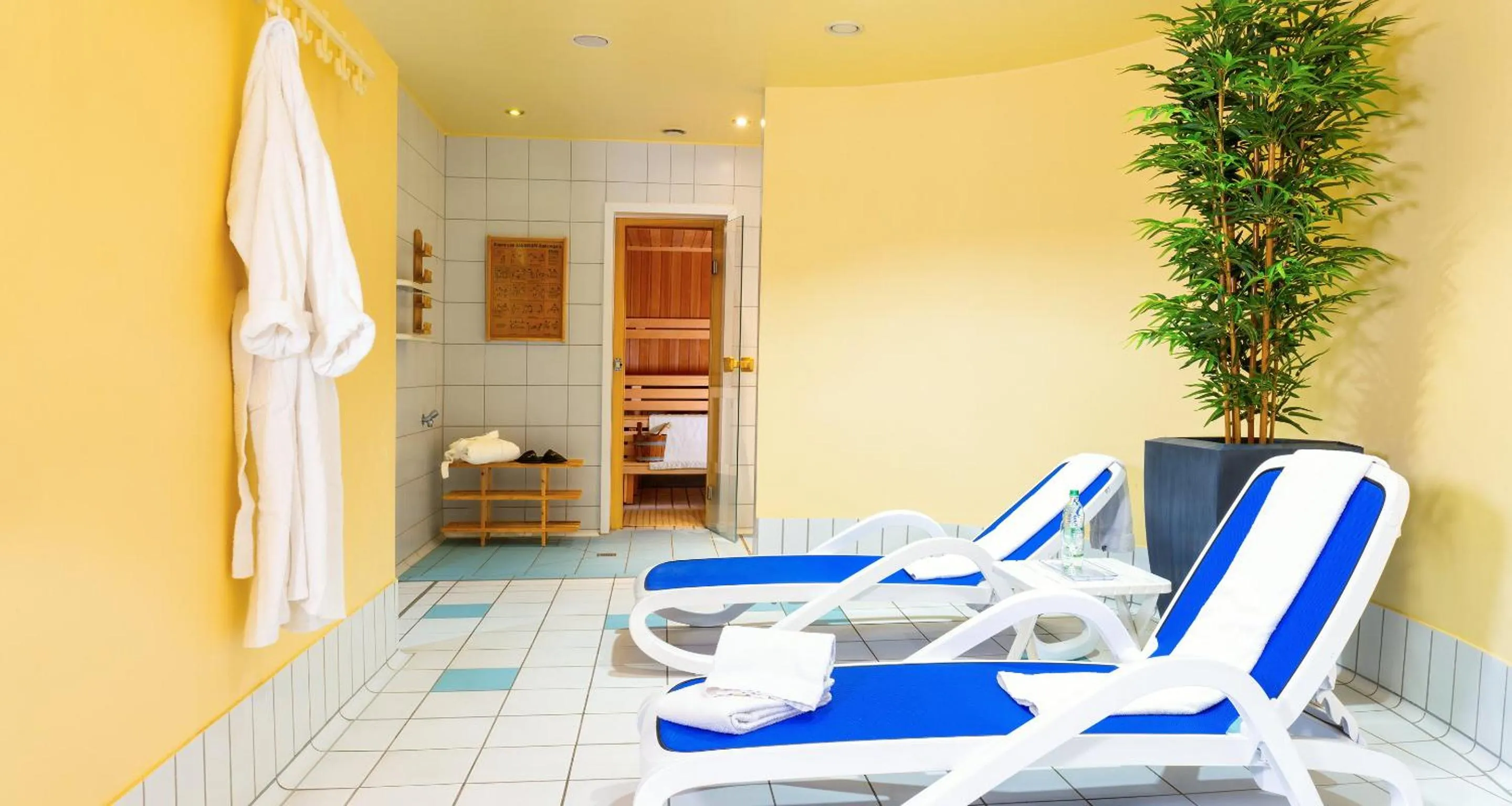 Sauna in Victor's Residenz-Hotel Gera