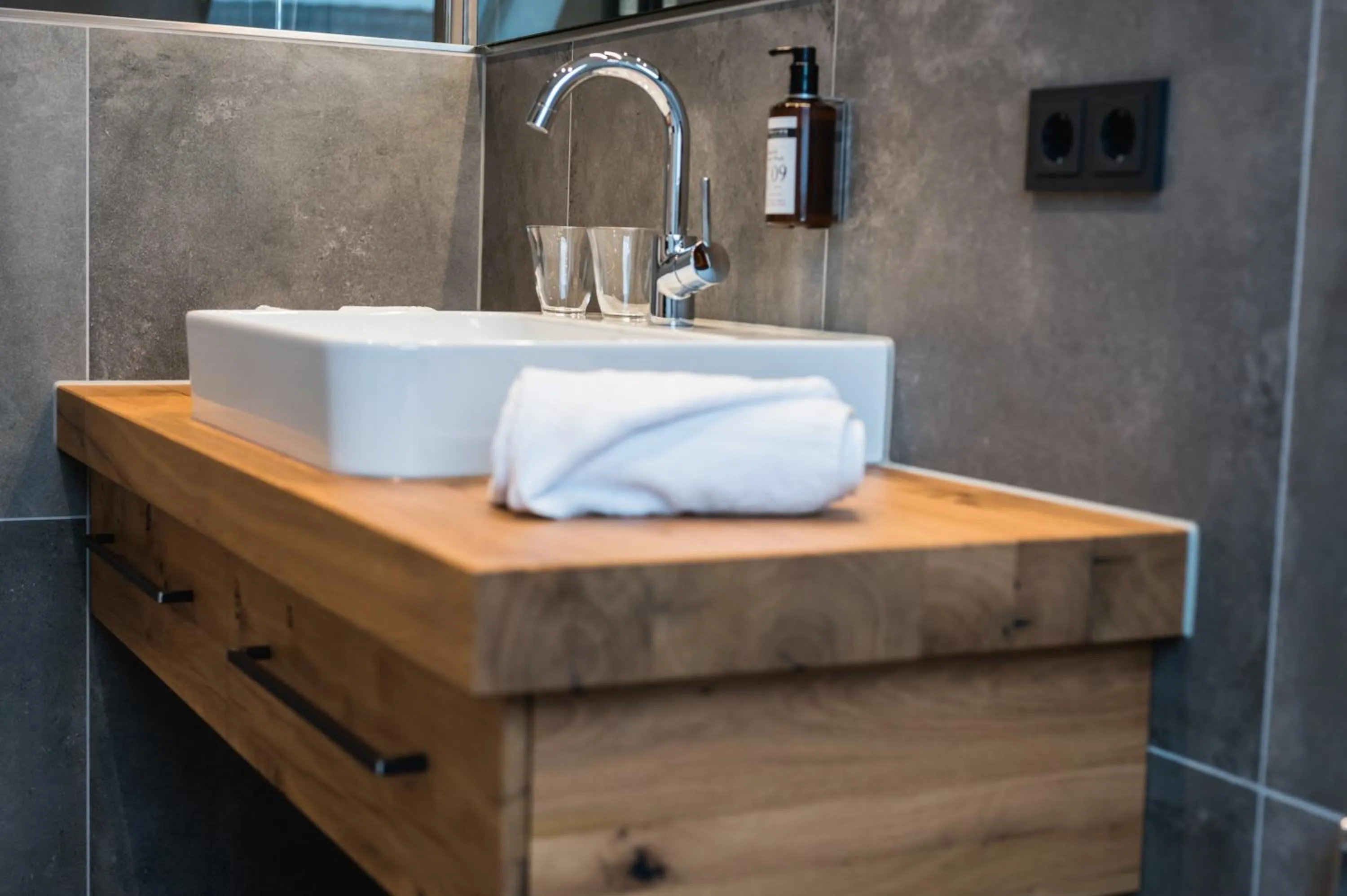Bathroom in Landhotel Jagdschlösschen