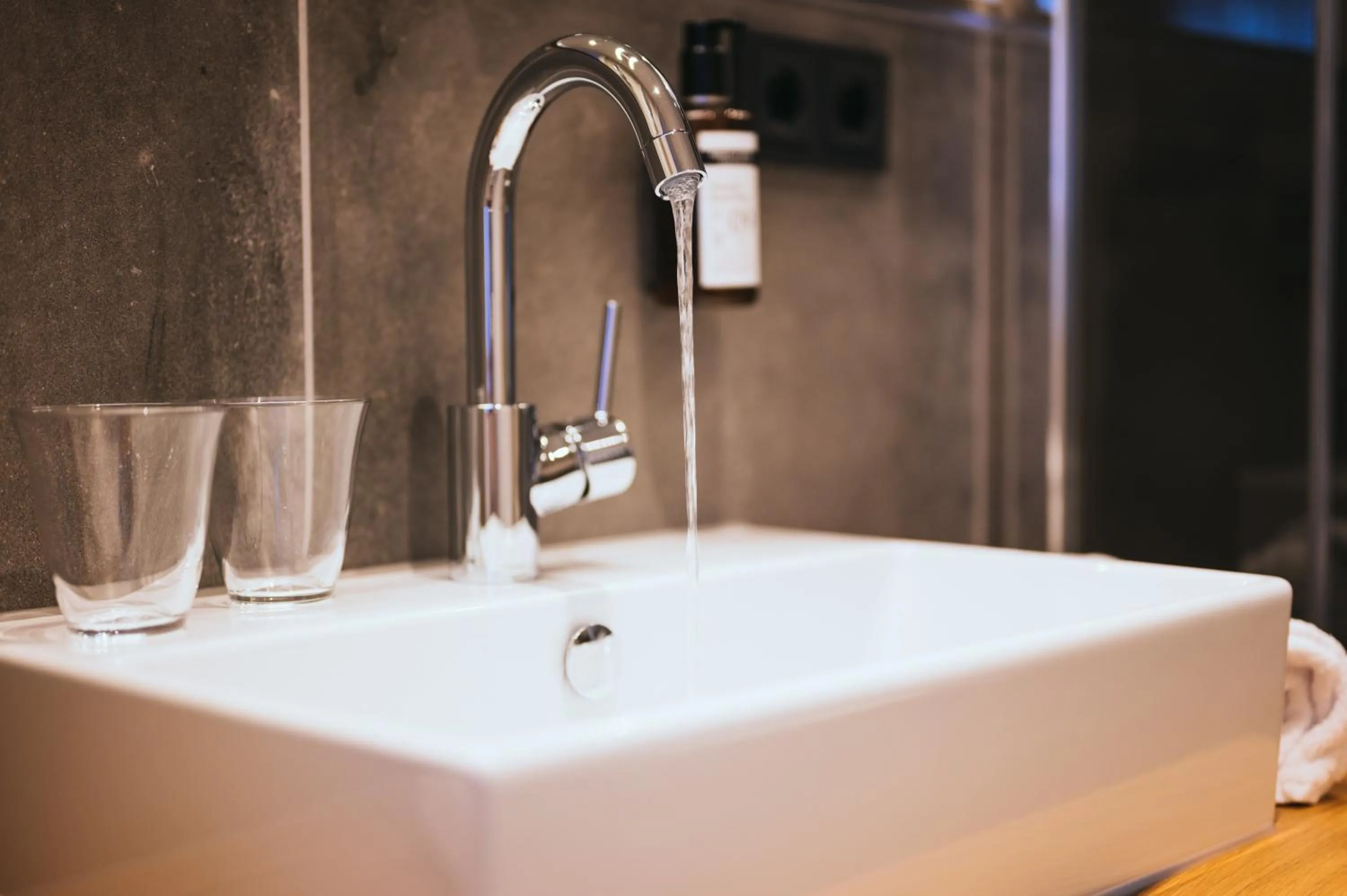 Bathroom in Landhotel Jagdschlösschen