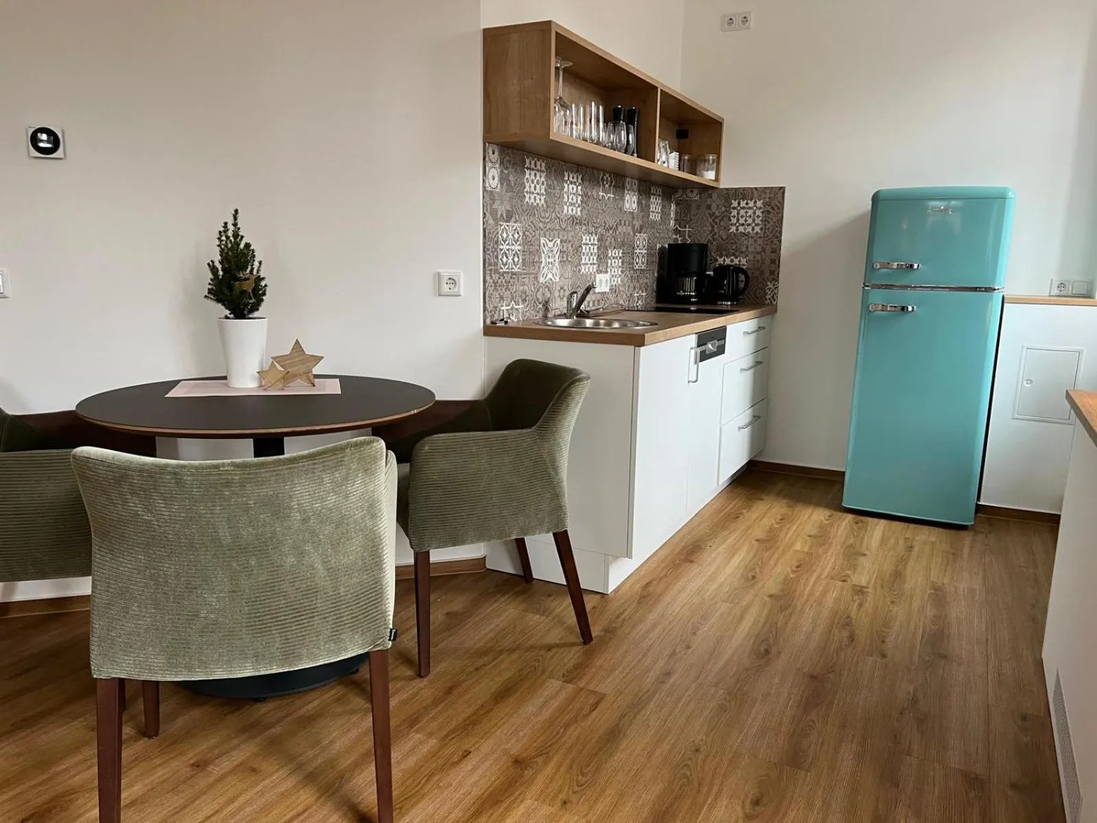 kitchen in Landhotel Jagdschlösschen