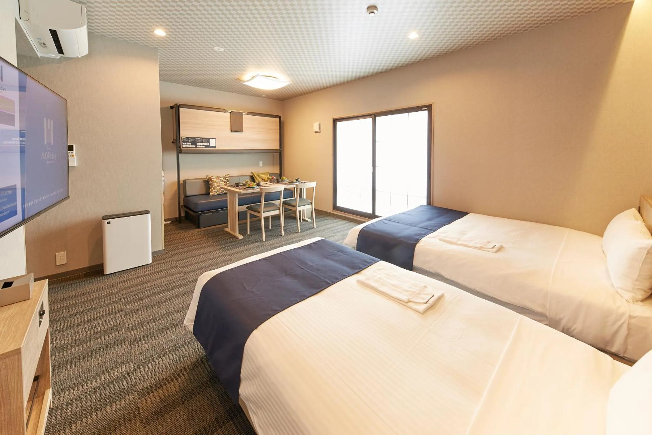 Bed in MONday Apart Premium UENO OKACHIMACHI