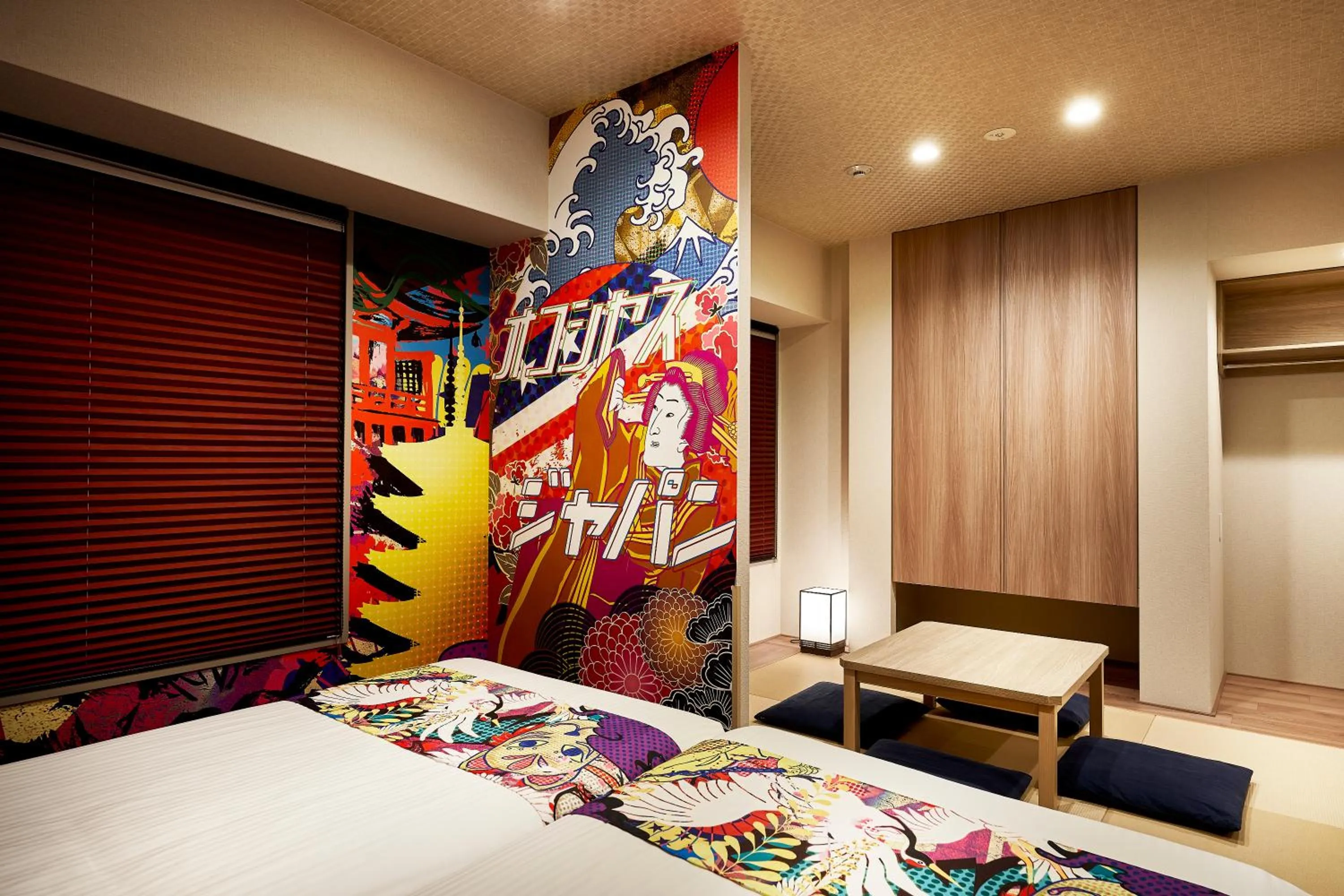 Bed in MONday Apart Premium KYOTO Station