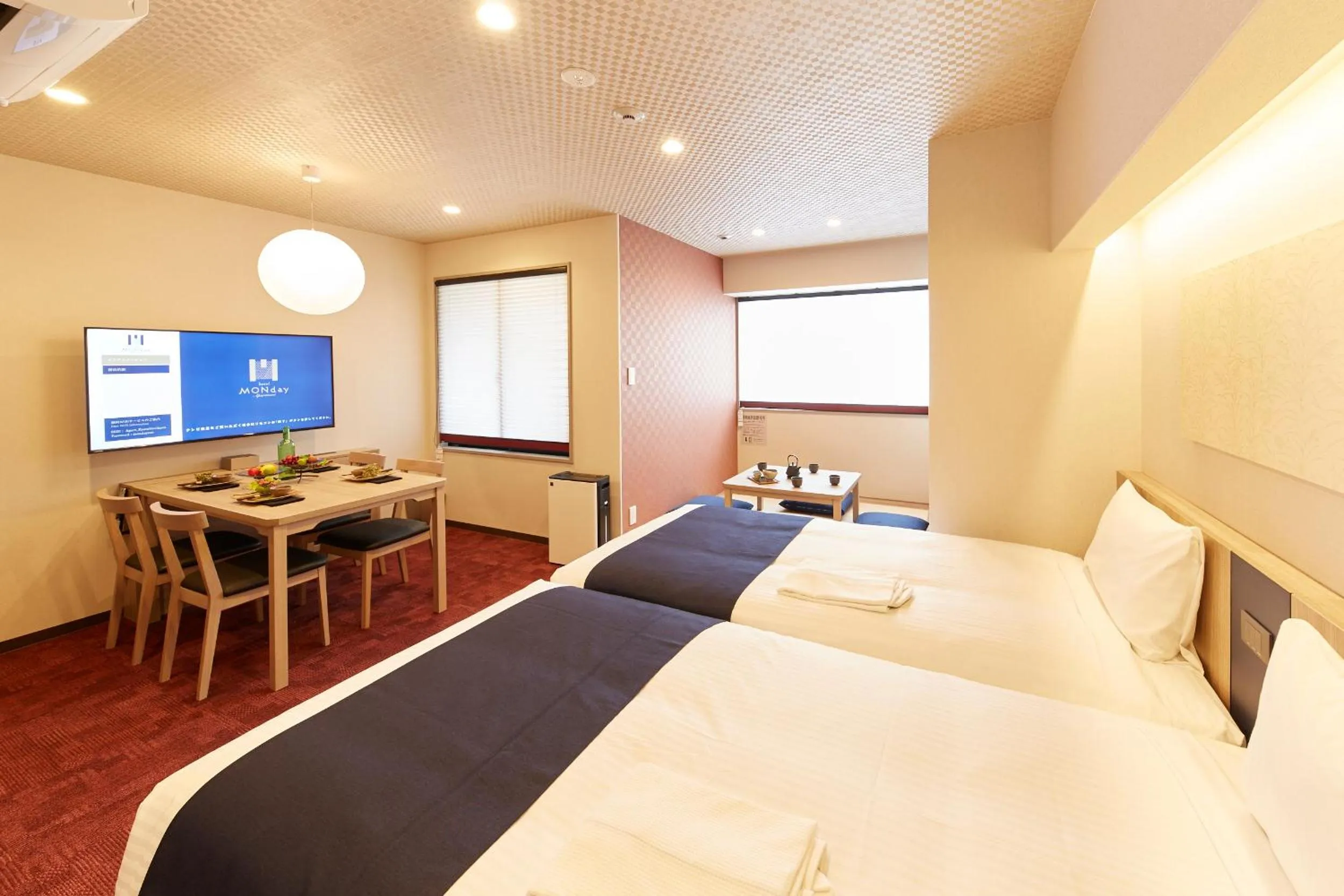 Bed in MONday Apart Premium KYOTO Station