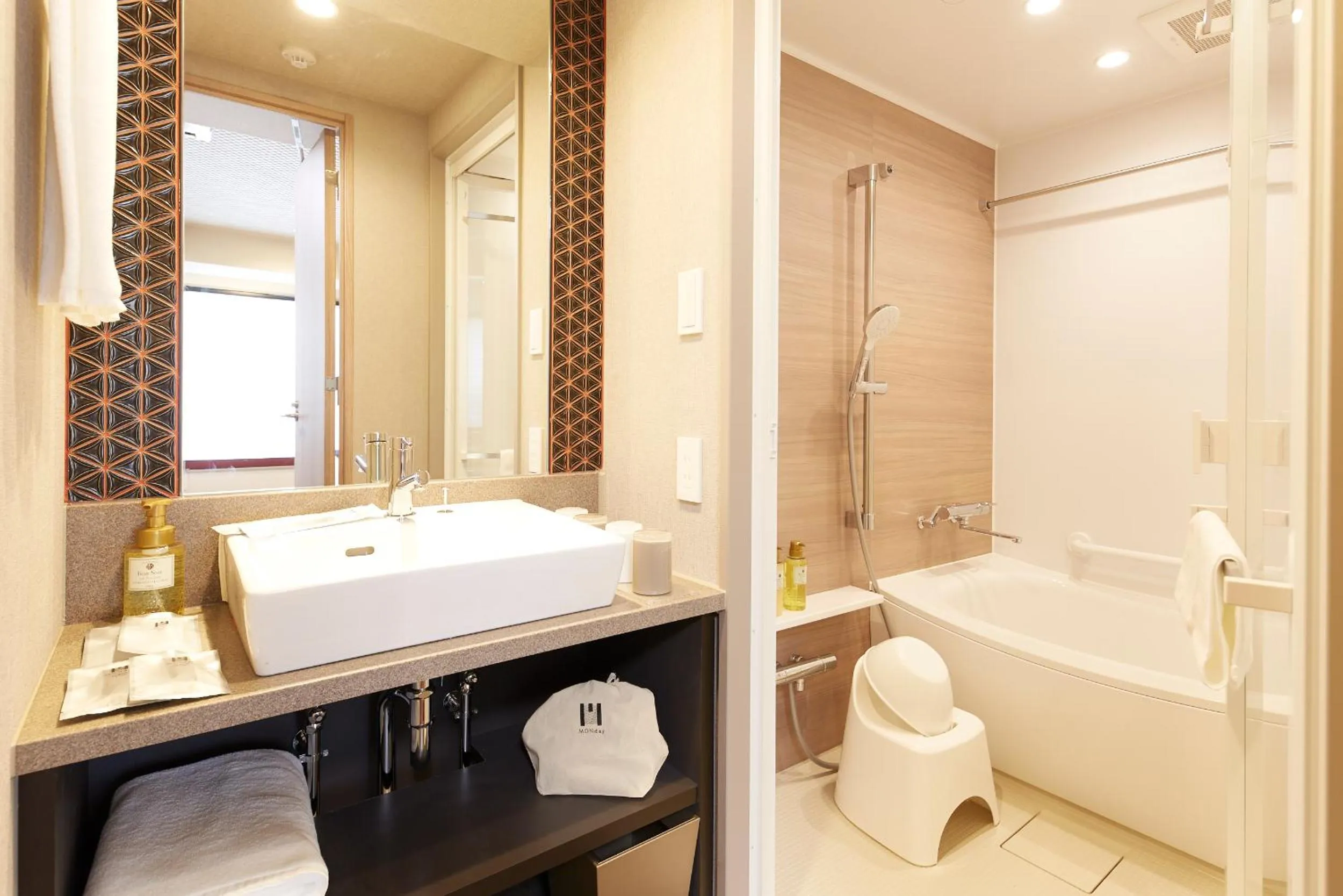 Bathroom in MONday Apart Premium KYOTO Station