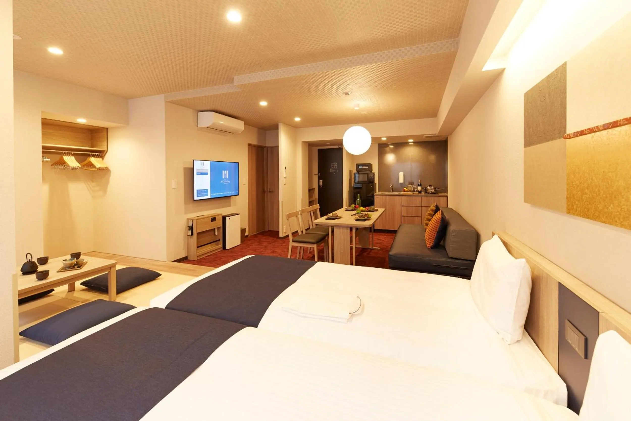 Bed in MONday Apart Premium KYOTO Station