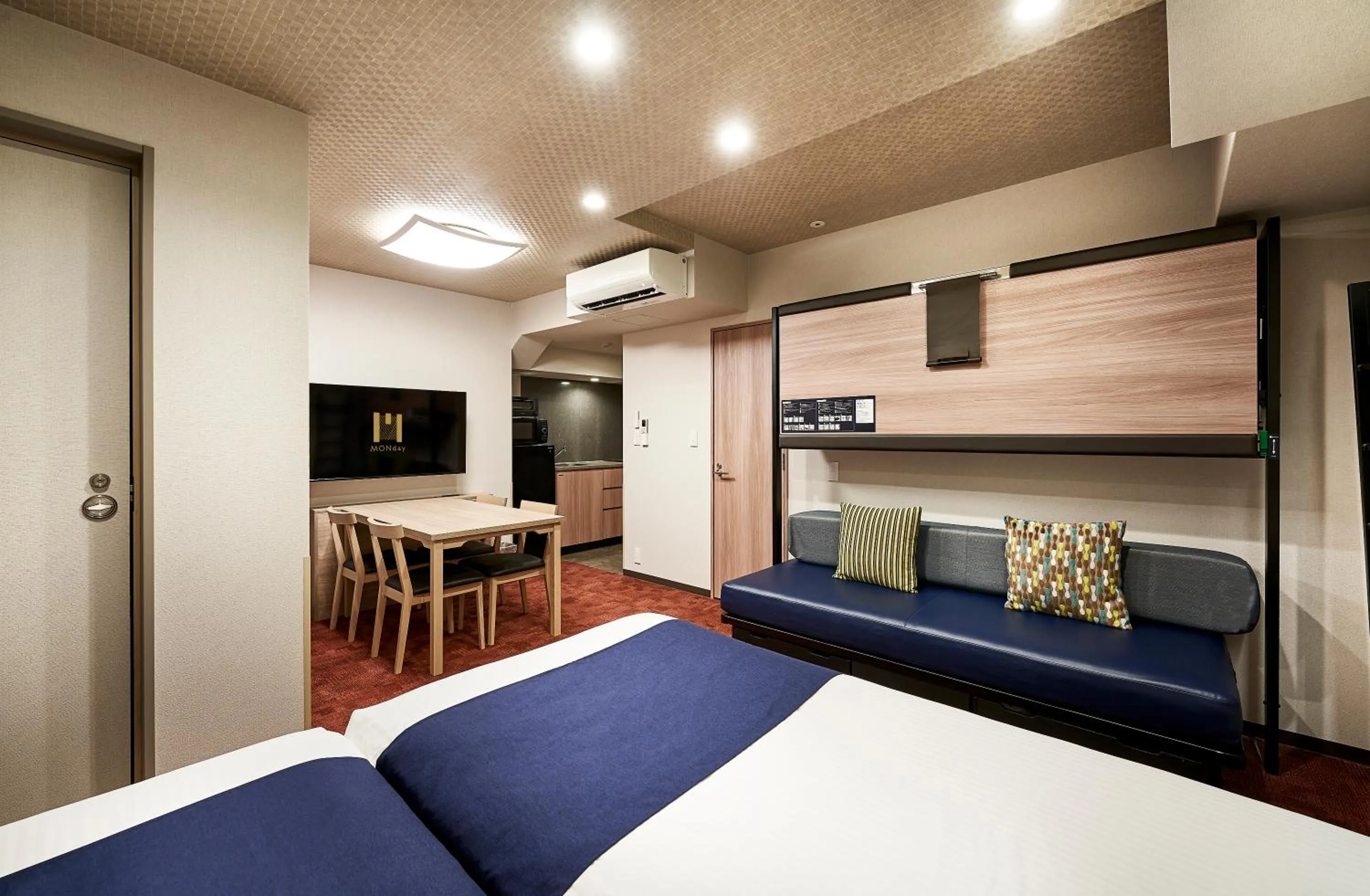 Bed in MONday Apart Premium KYOTO Station