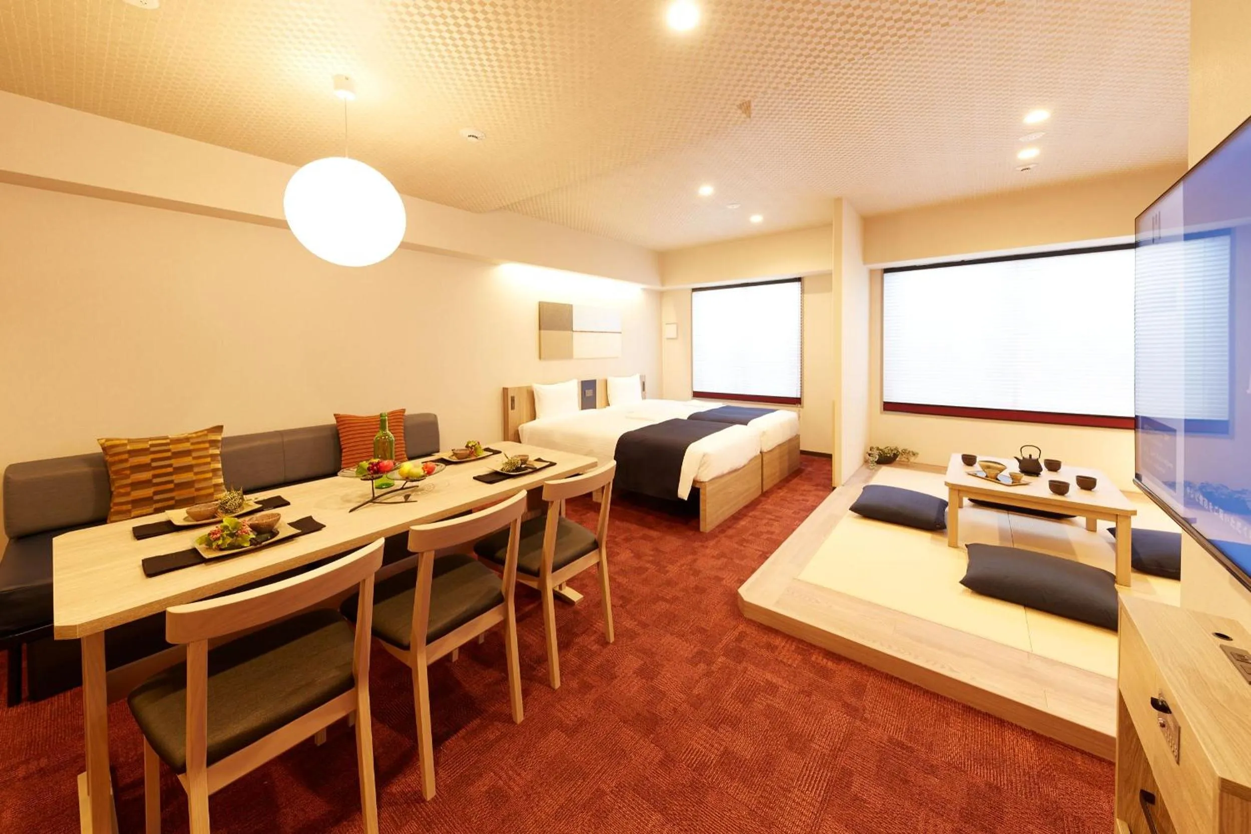 Bed in MONday Apart Premium KYOTO Station