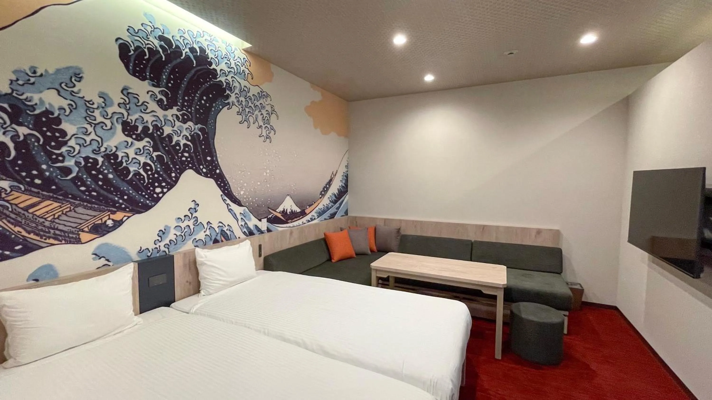 Bed in MONday Apart Premium KYOTO Station