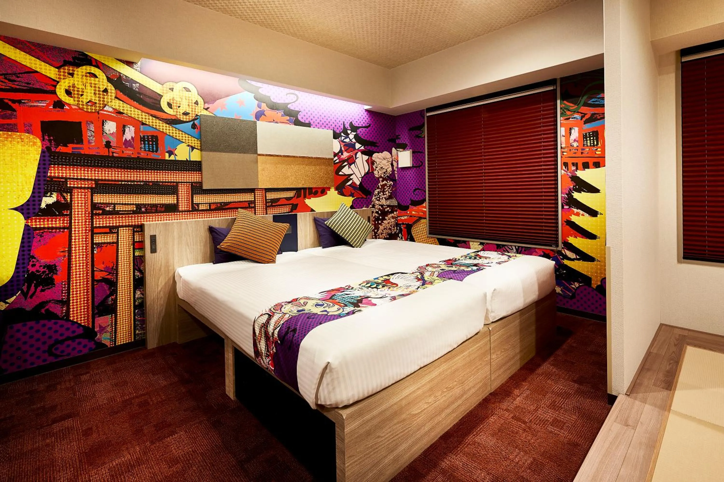 Bed in MONday Apart Premium KYOTO Station