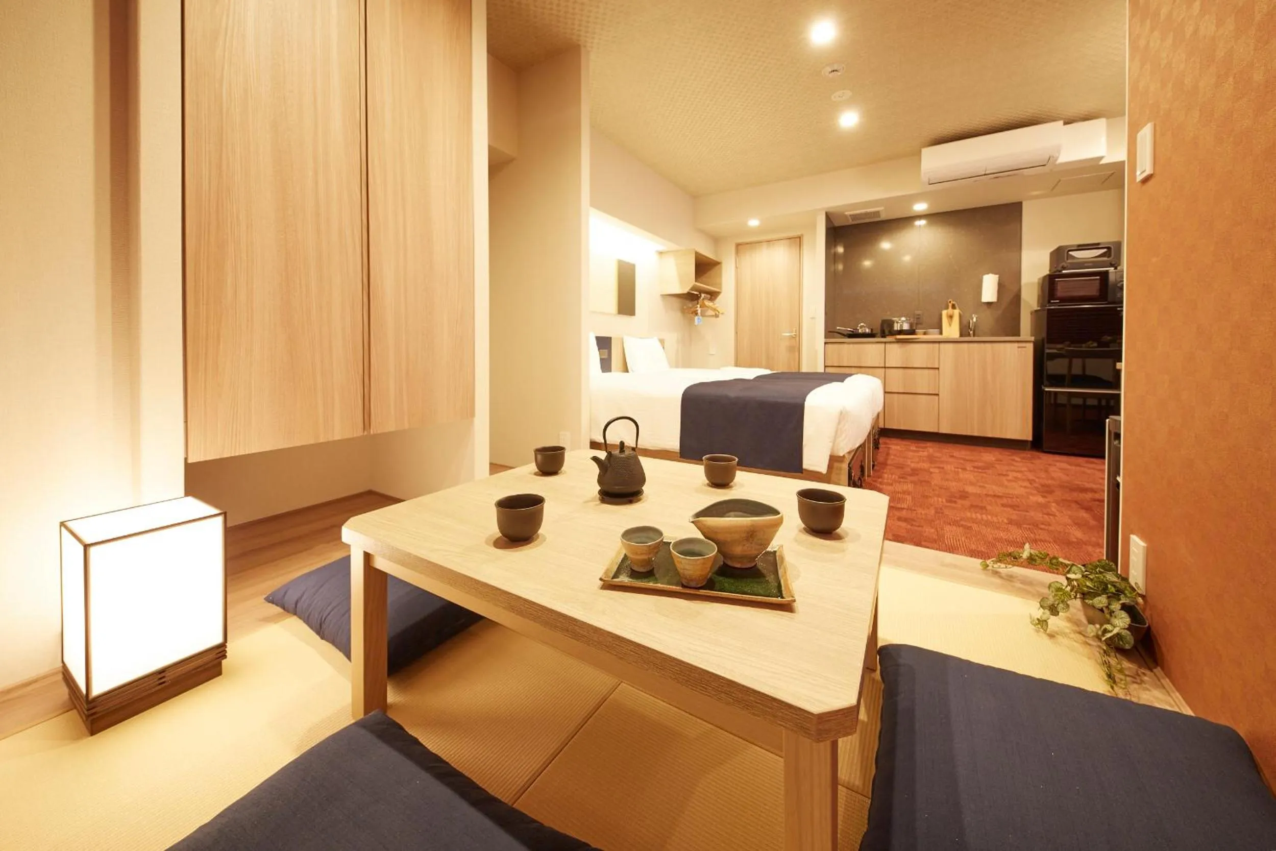 Bed in MONday Apart Premium KYOTO Station