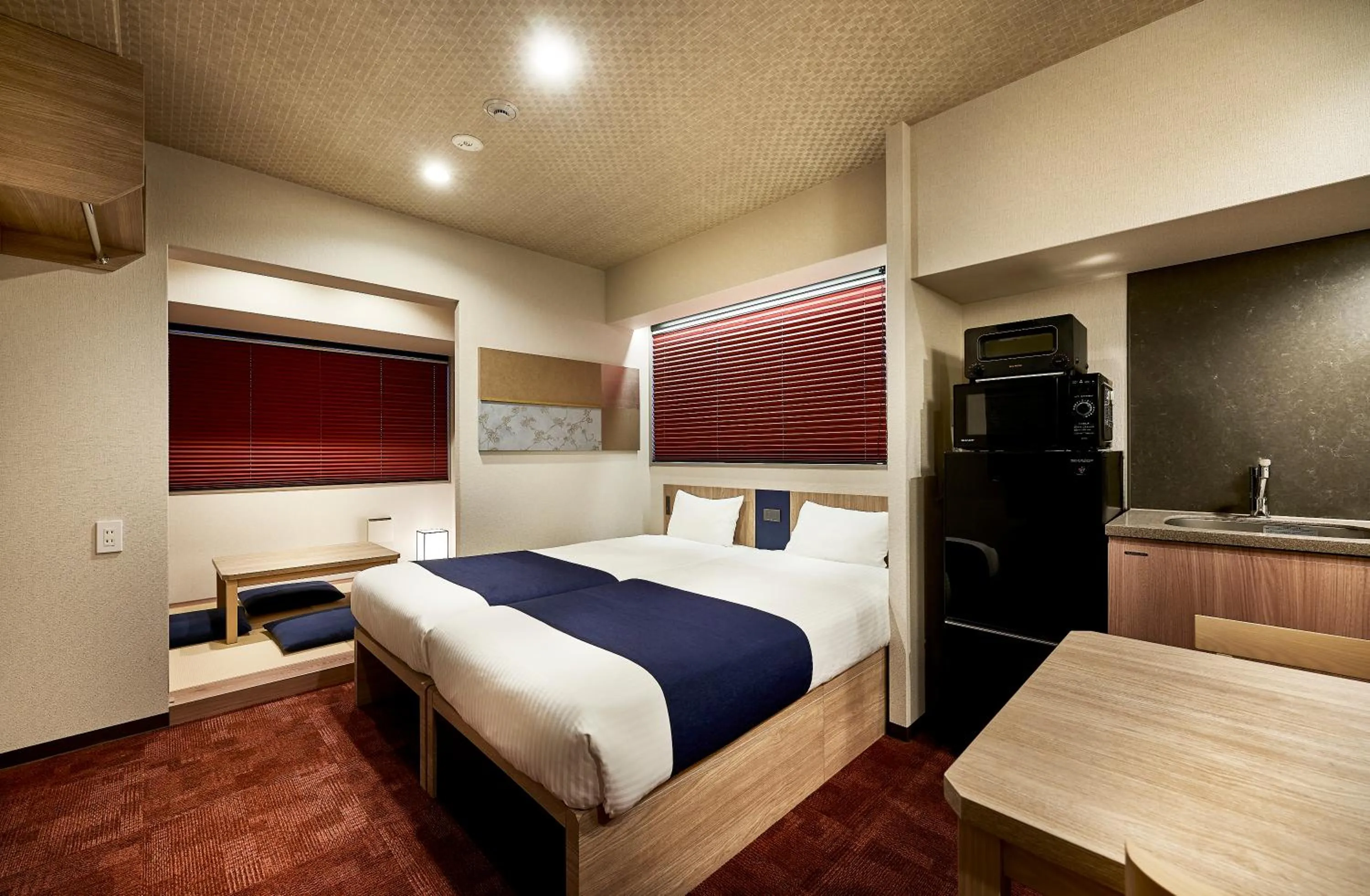 Bed in MONday Apart Premium KYOTO Station