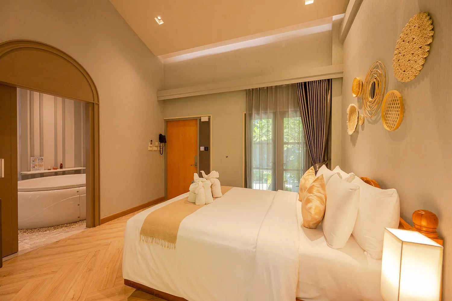 Bed in W1Bangkoknoi Hotel