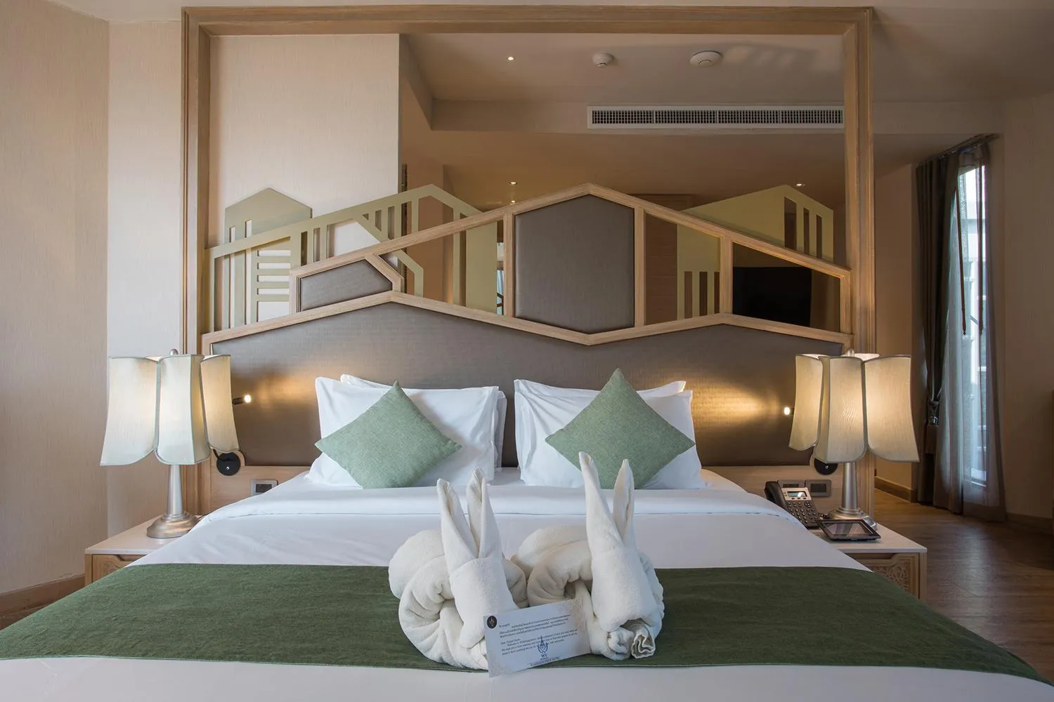 Bed in W1Bangkoknoi Hotel