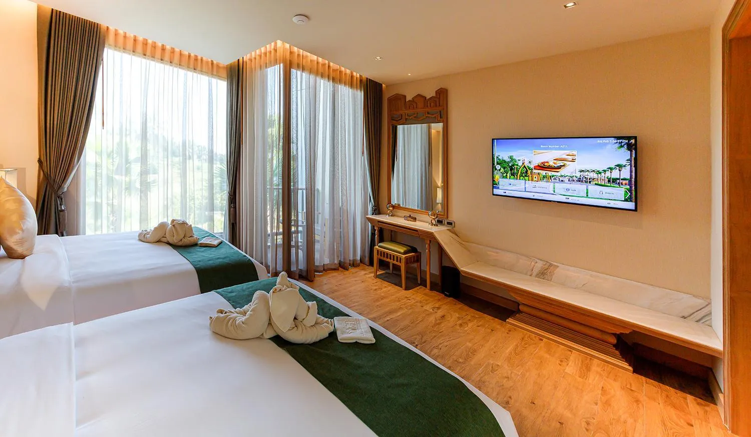 Bed in W1Bangkoknoi Hotel