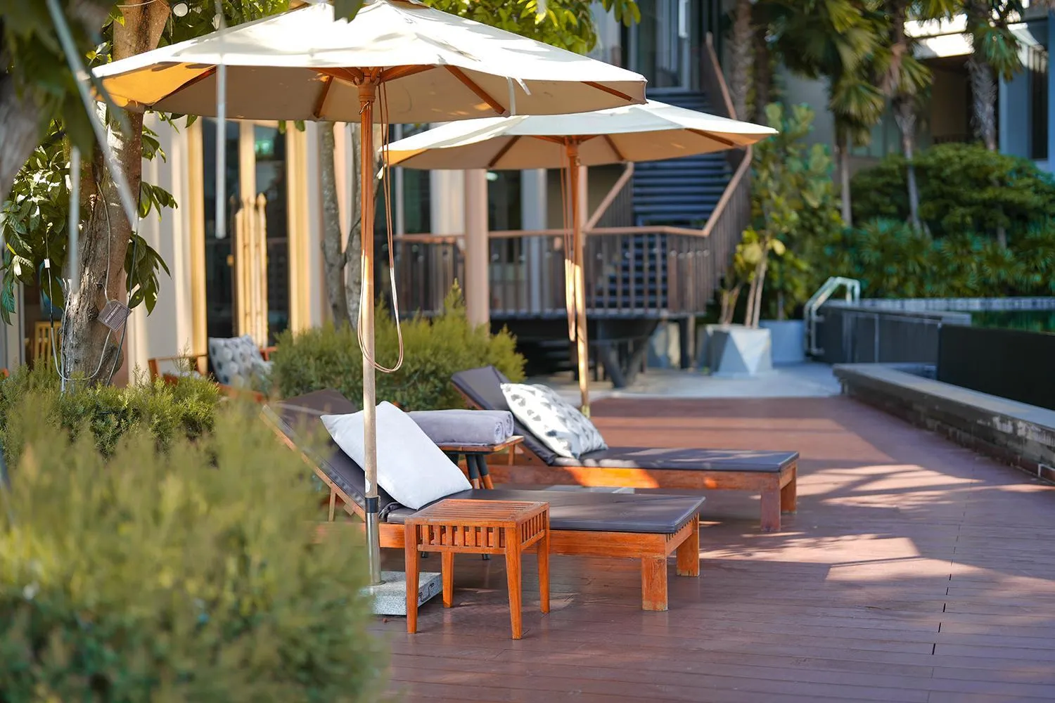 Swimming pool in W1Bangkoknoi Hotel