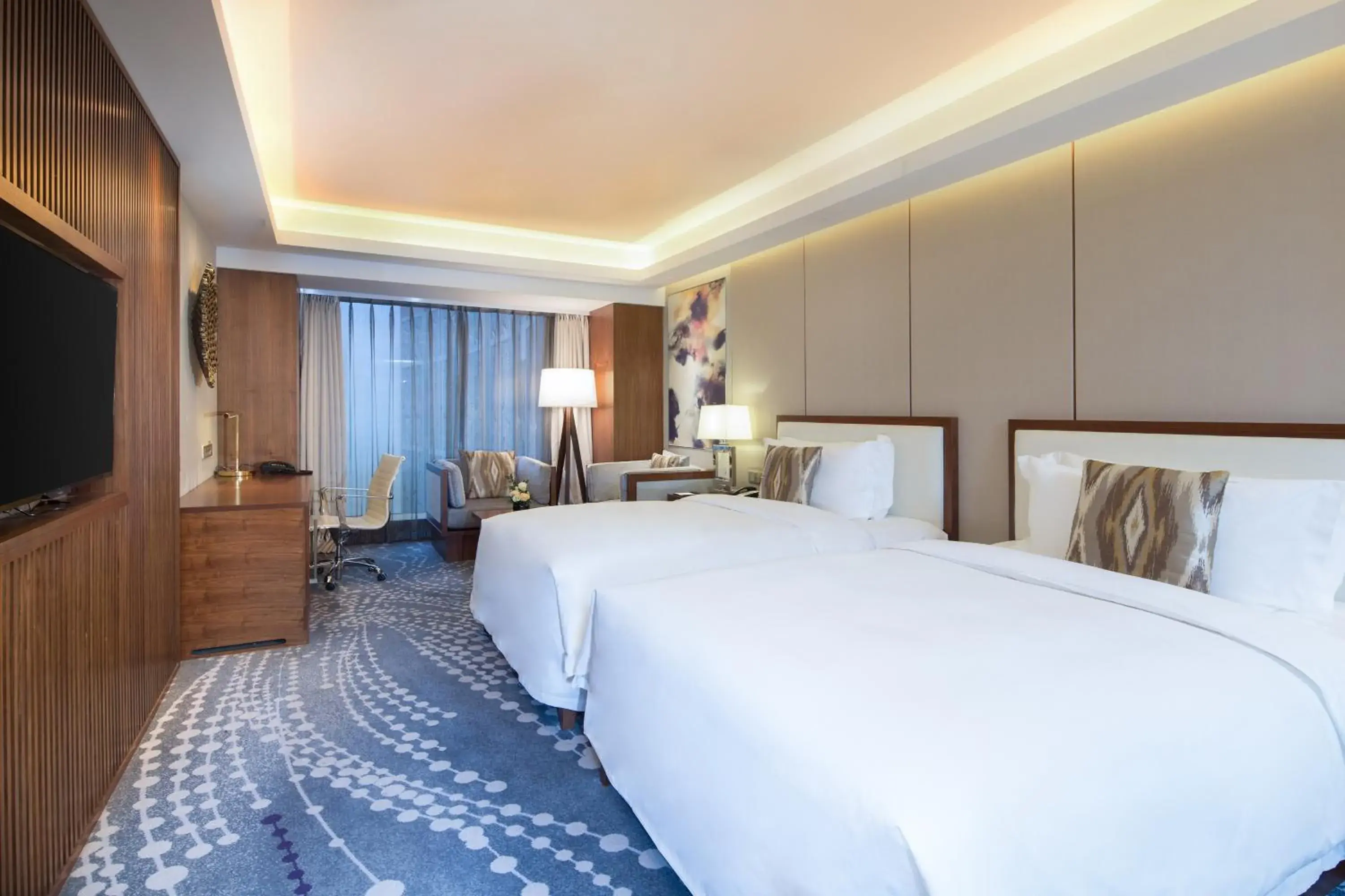 Classic Double Room with Two Double Beds in Intercontinental Jinan City Center by IHG Classic Double Room with Two Double Beds in Intercontinental Jinan City Center by IHG