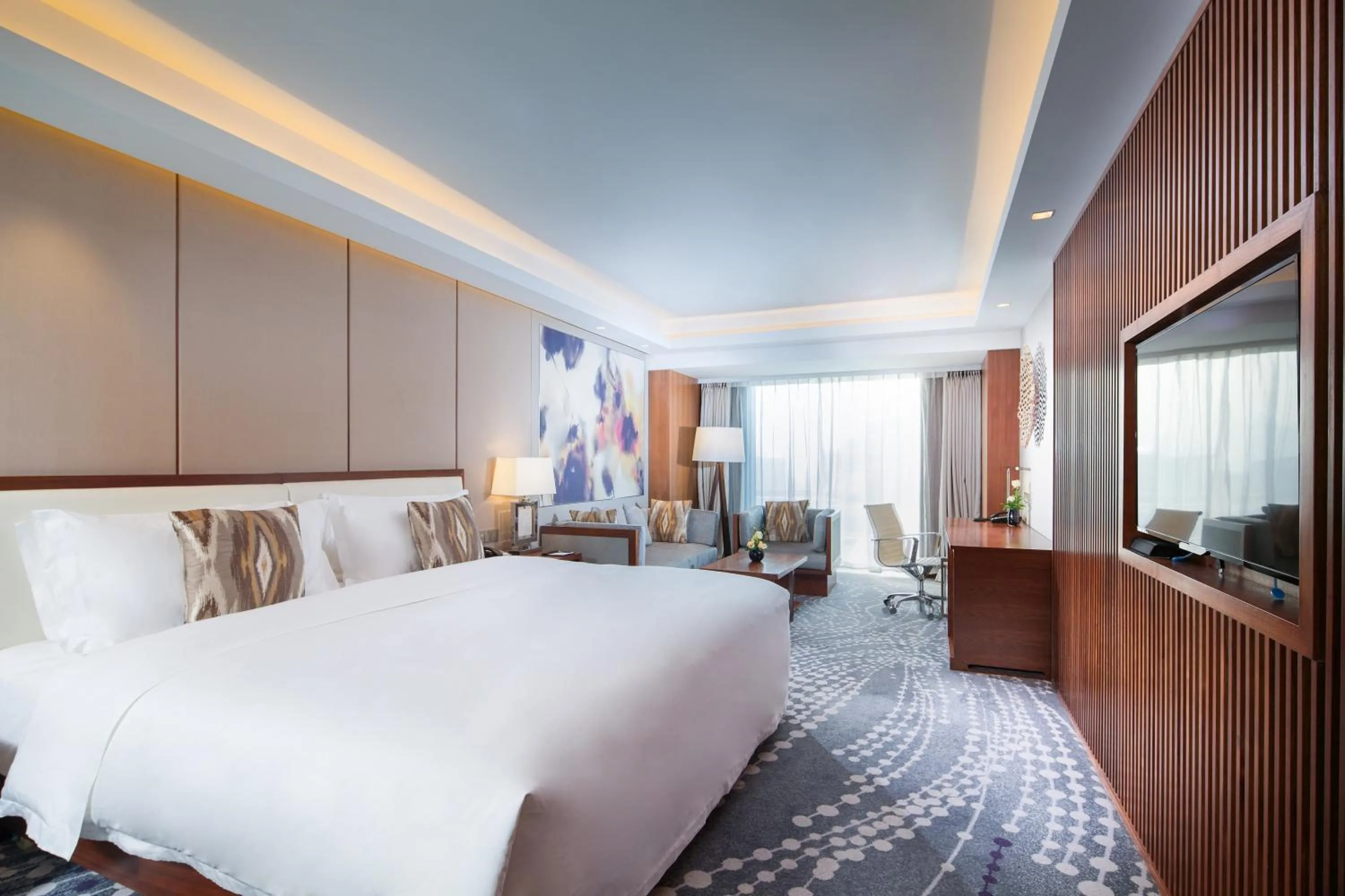 Bedroom, Bed in Intercontinental Jinan City Center by IHG