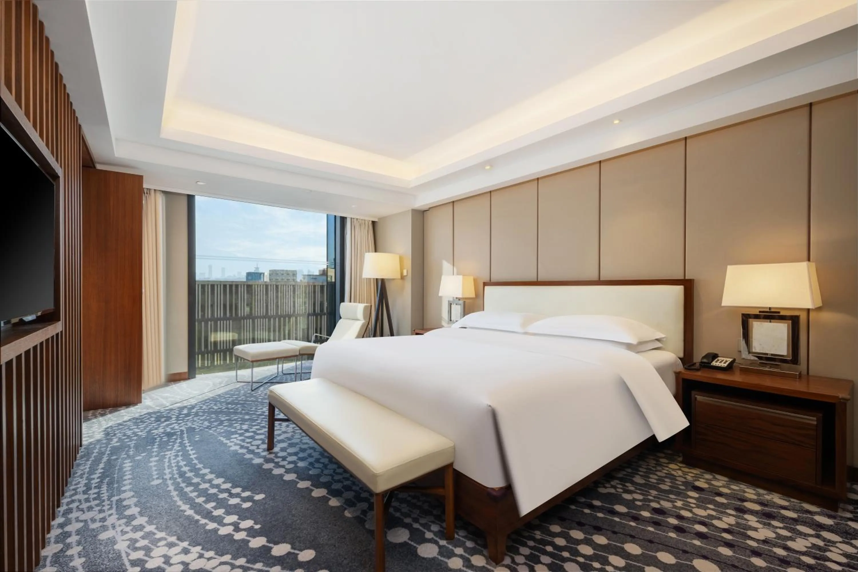 Bedroom, Bed in Intercontinental Jinan City Center by IHG