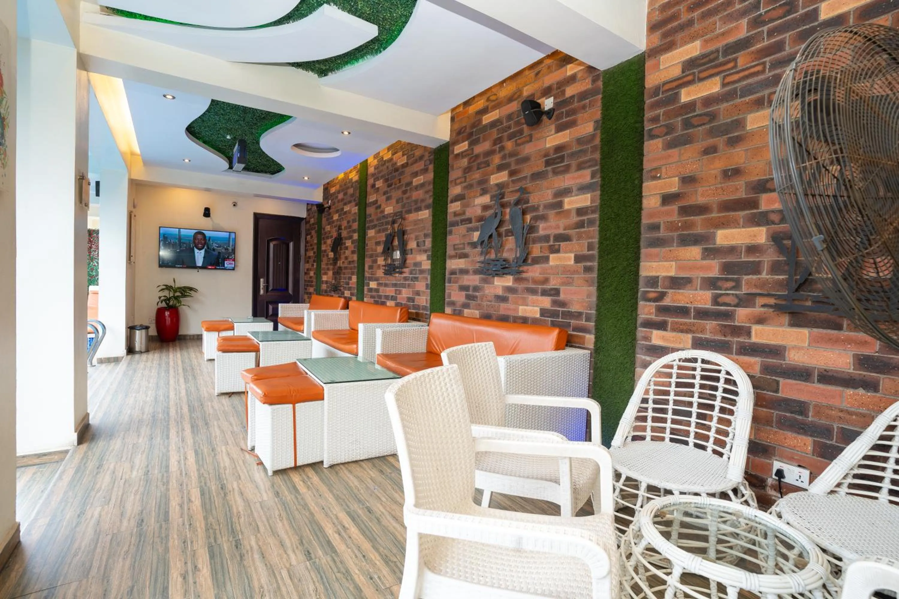 Swimming pool in God's Touch Apartments Signature