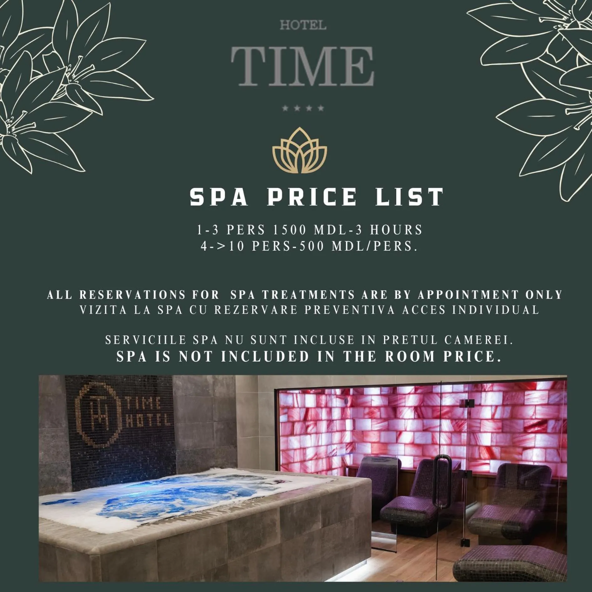 Spa and wellness centre/facilities in Time Hotel&SPA