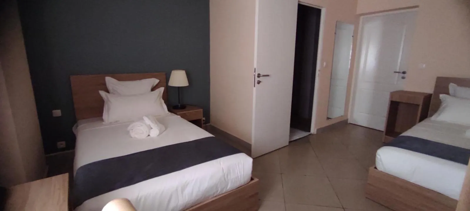 Bed in Downtown Hotel