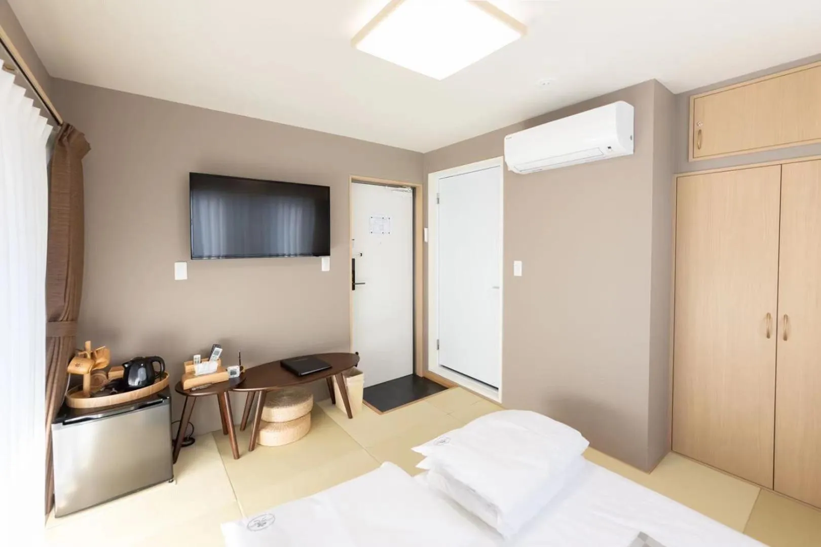 Bed in 灯光旅館 Light hotel