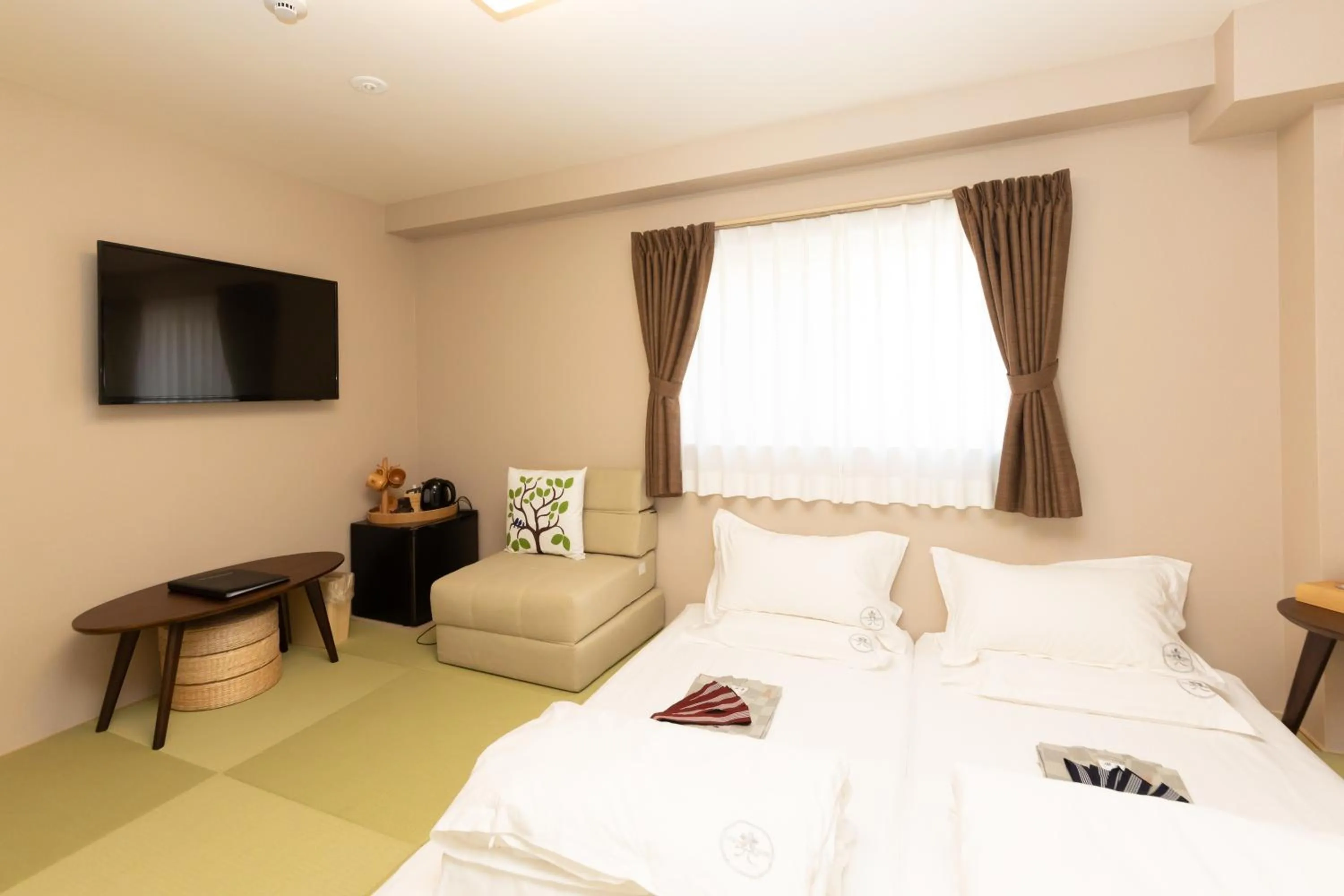 Bed in 灯光旅館 Light hotel