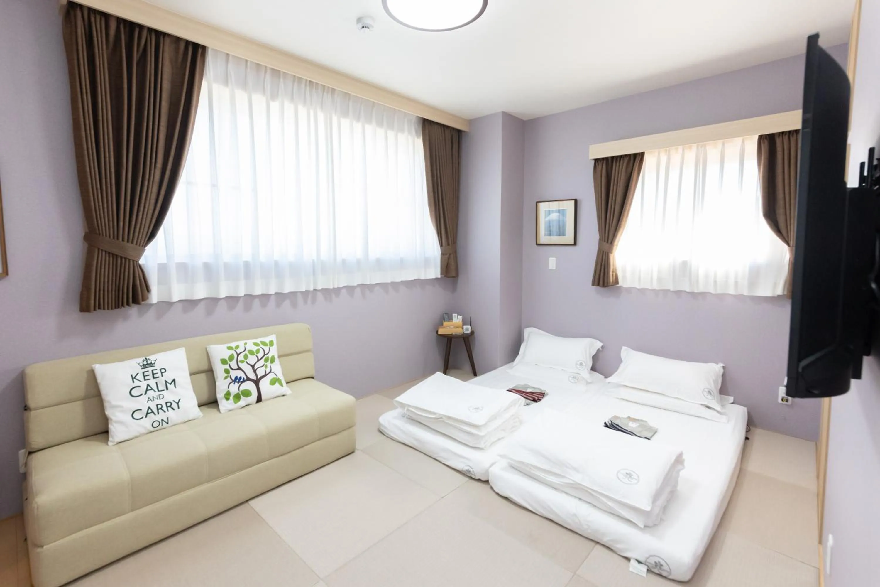 Bed in 灯光旅館 Light hotel