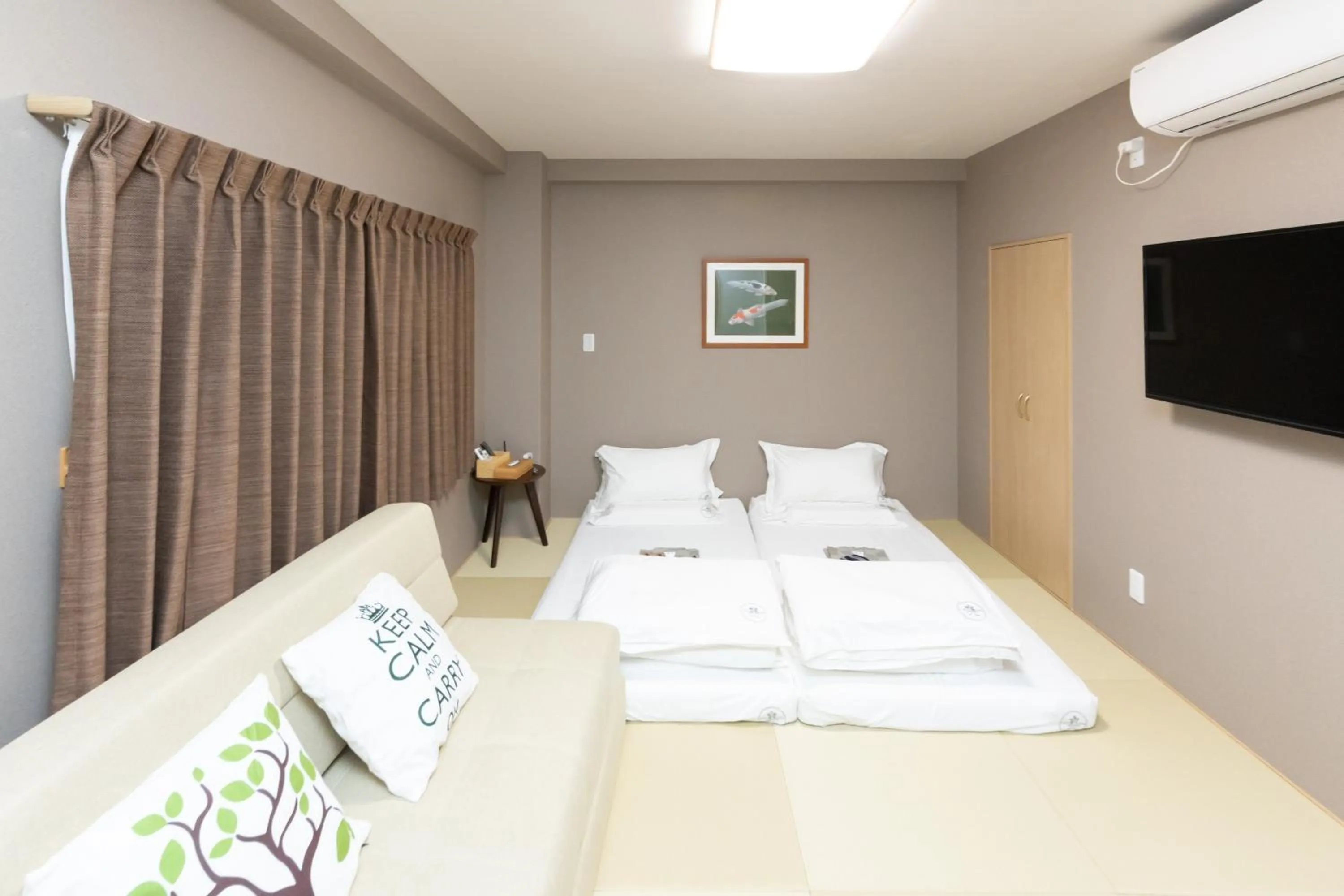 Bed in 灯光旅館 Light hotel