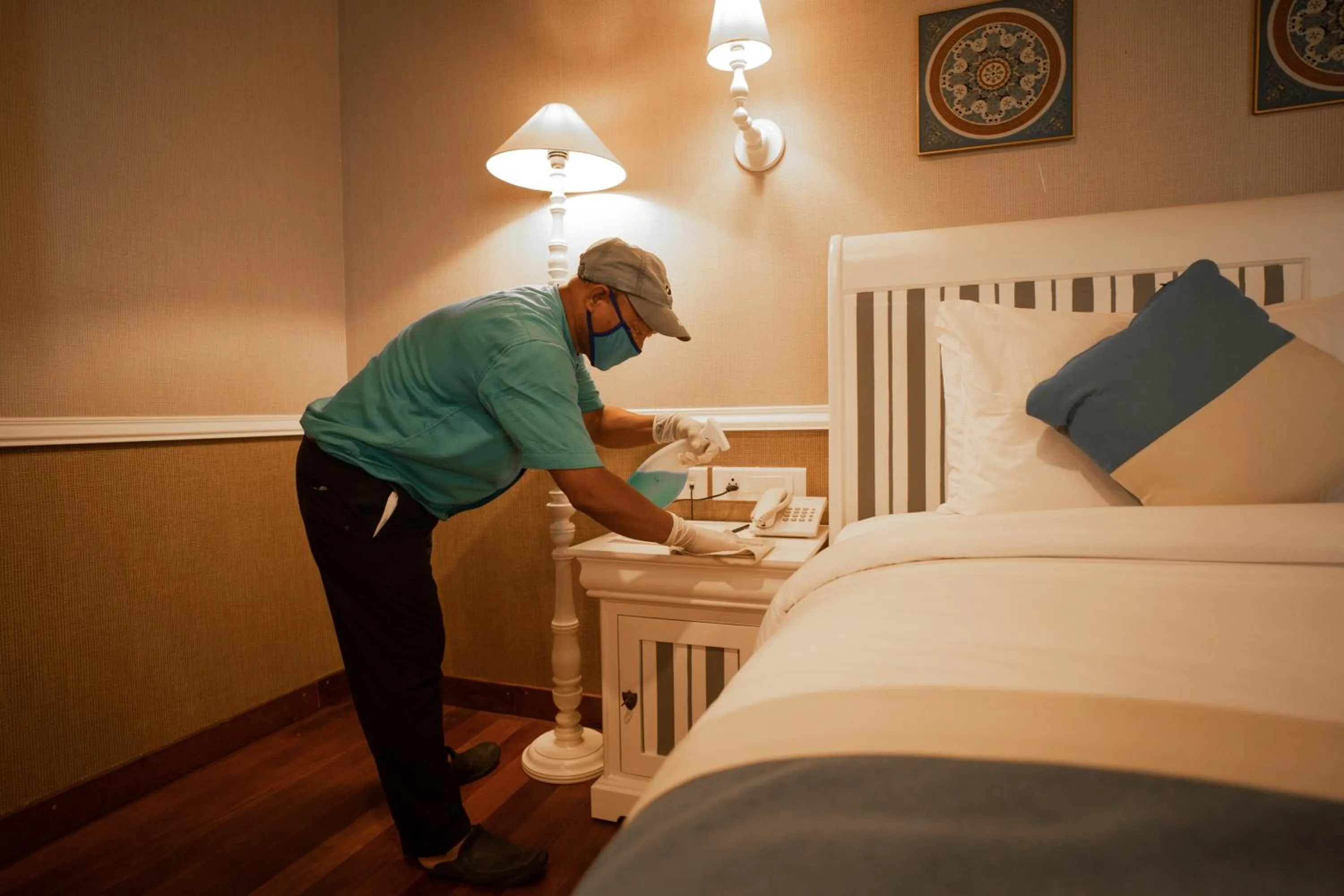 Staff, Bed in State Beach Resort And Spa