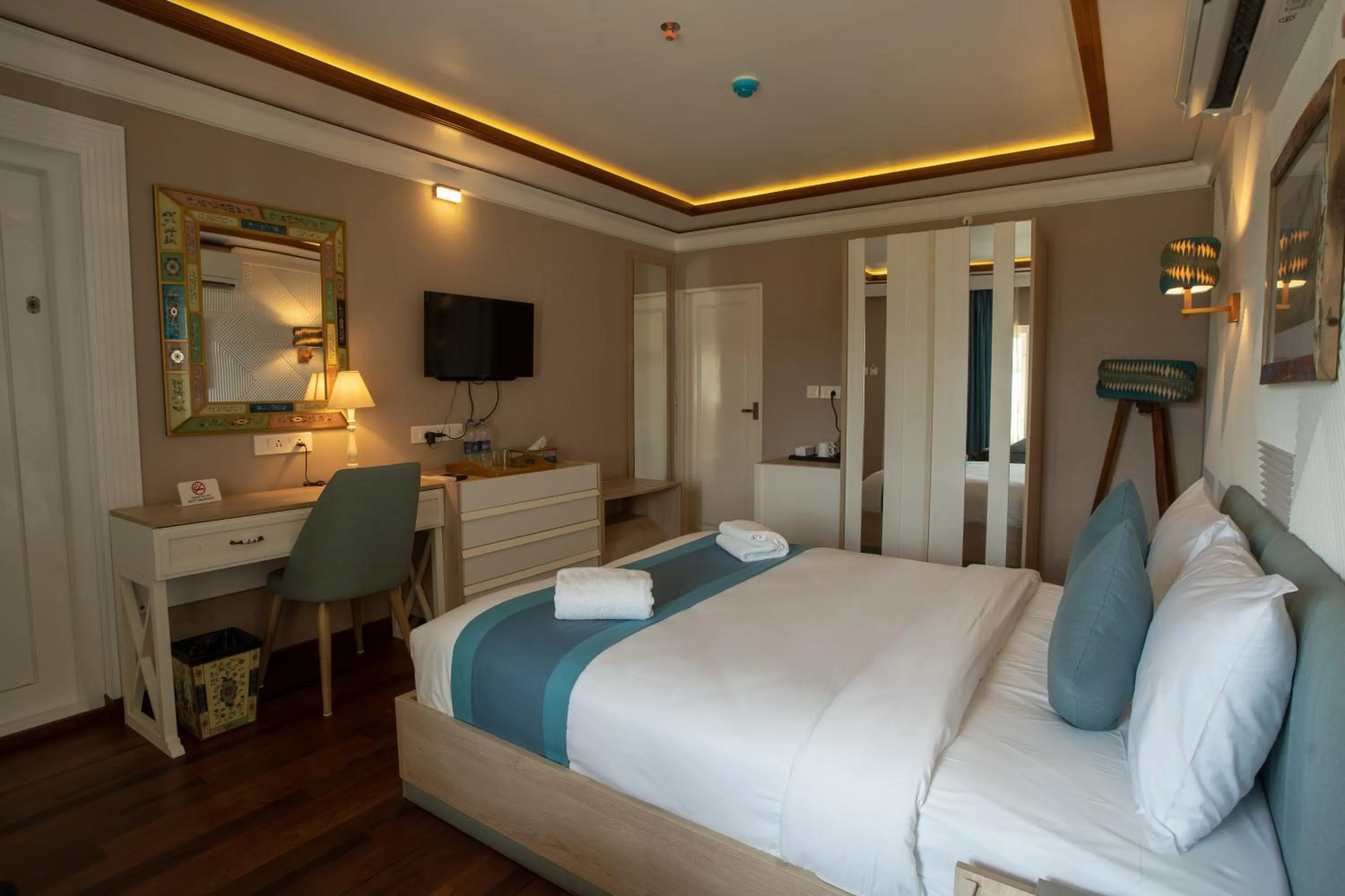 Bed in State Beach Resort And Spa