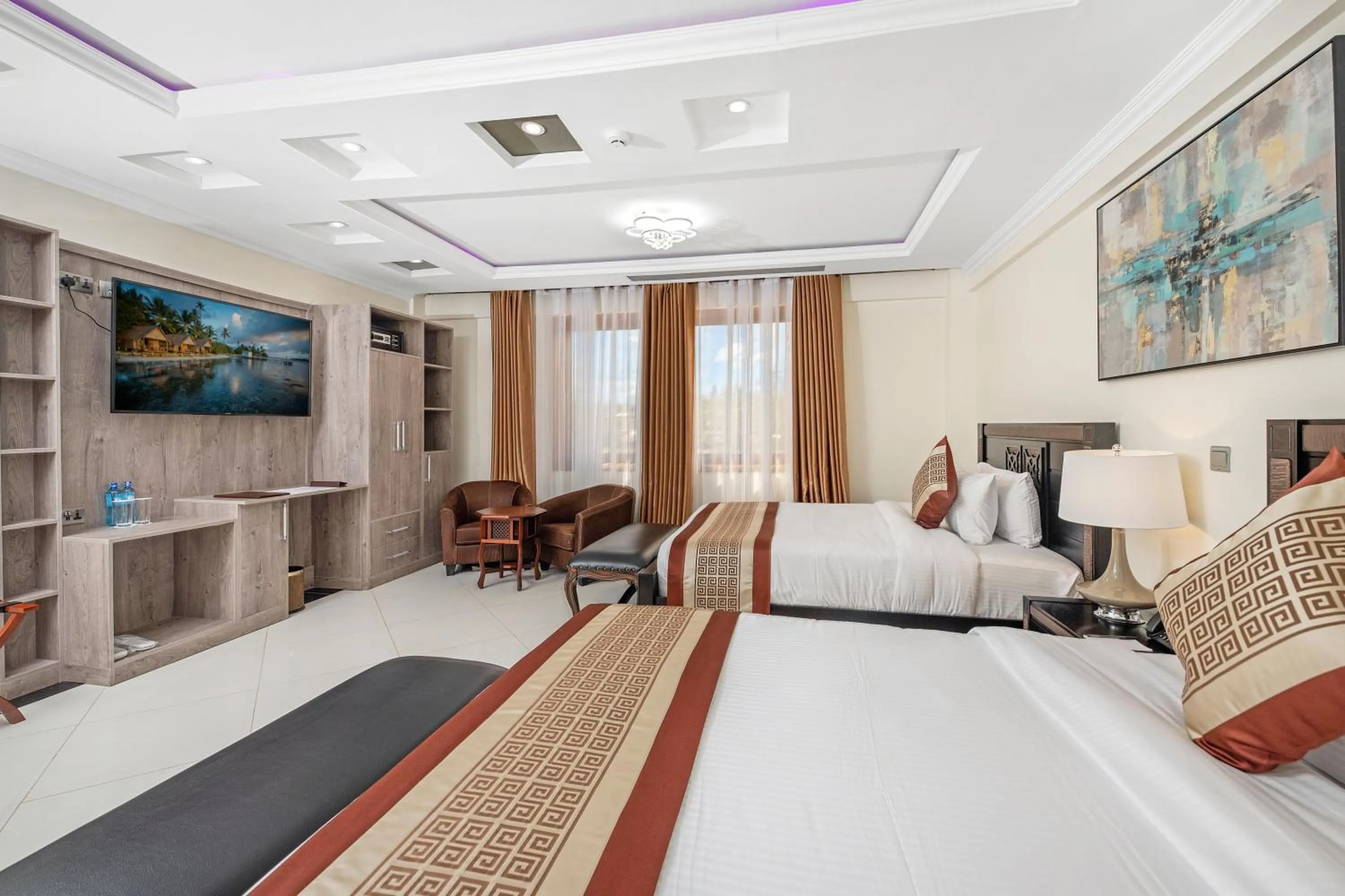 Bed in Esiankiki Resort & Spa - Nanyuki