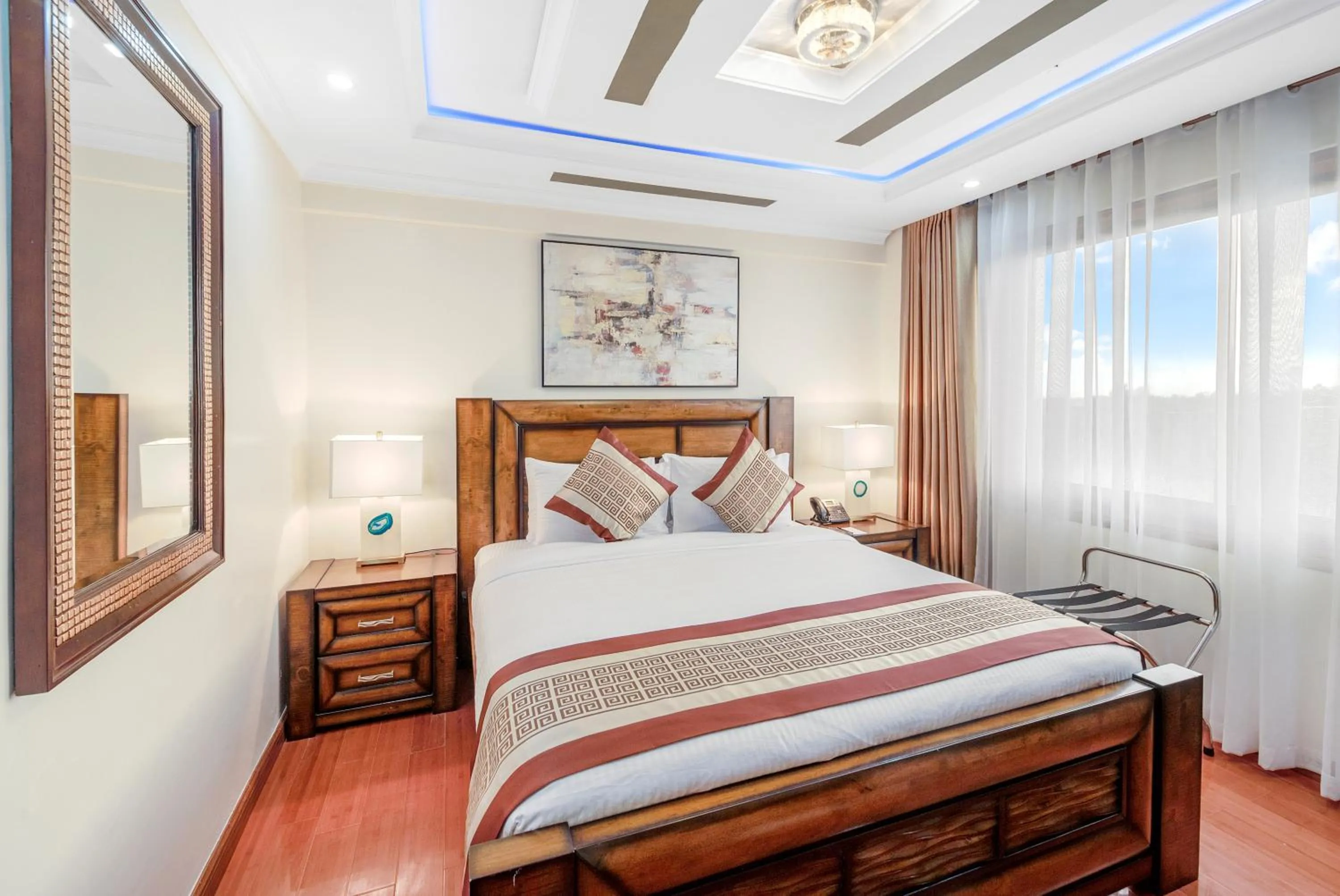 Bed in Esiankiki Resort & Spa - Nanyuki