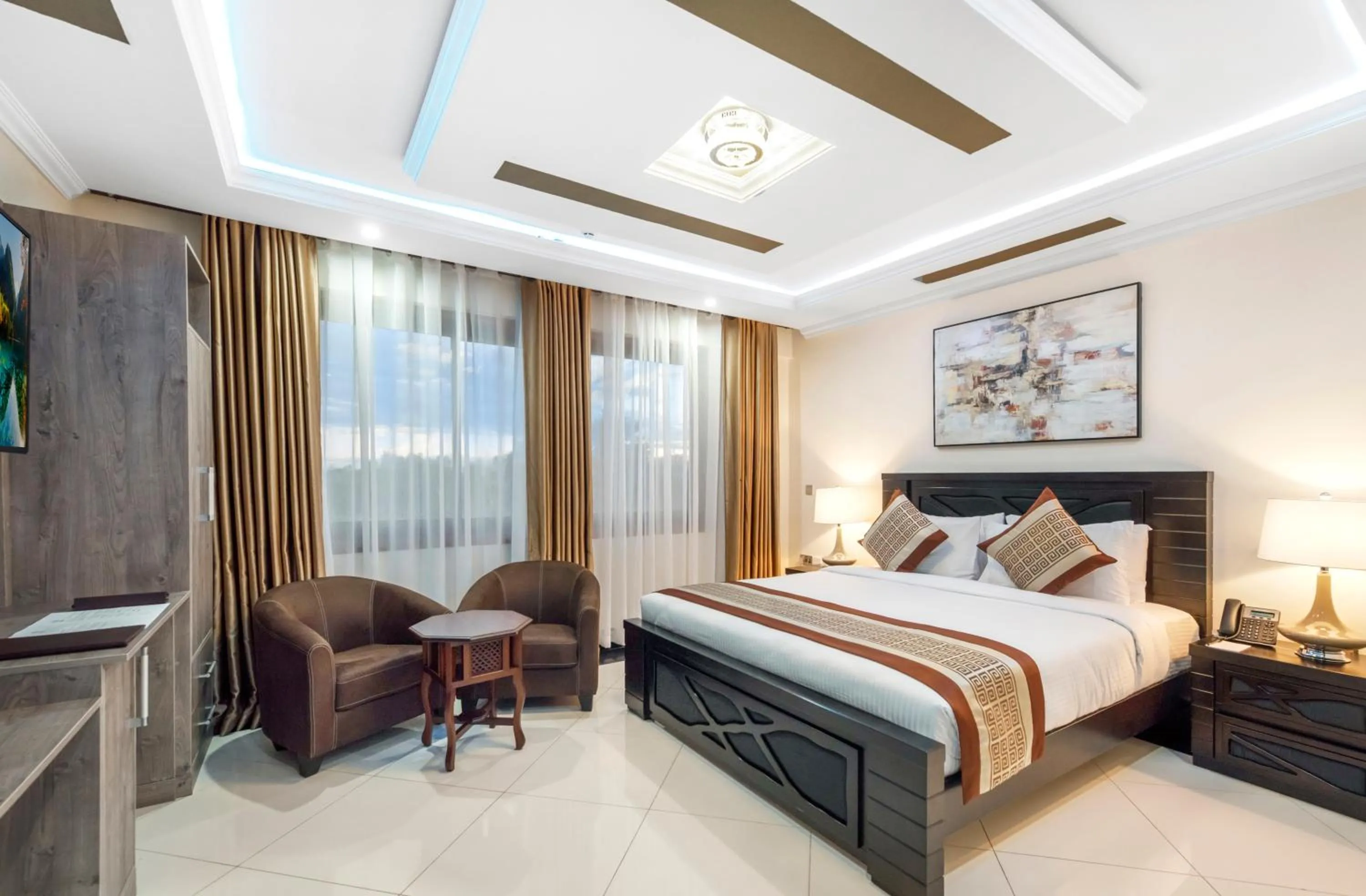 Bed in Esiankiki Resort & Spa - Nanyuki