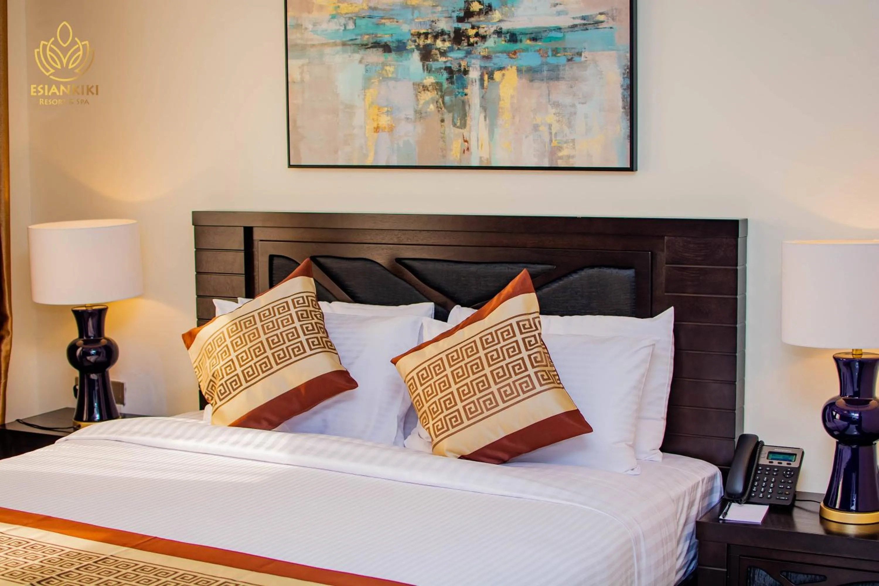 Bed in Esiankiki Resort & Spa - Nanyuki