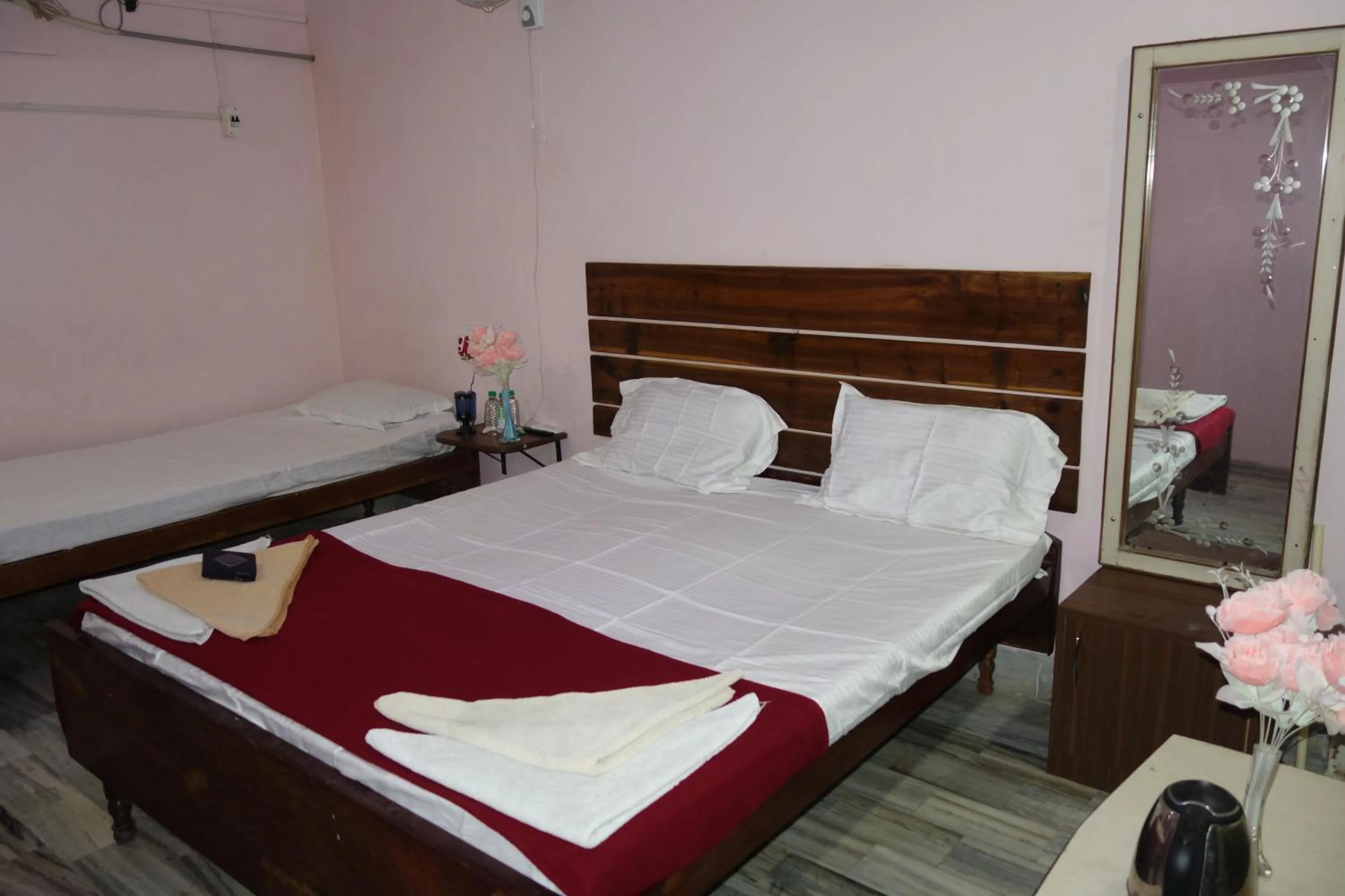Bed in Hotel HCB (Hemo Chandra Bhawan)