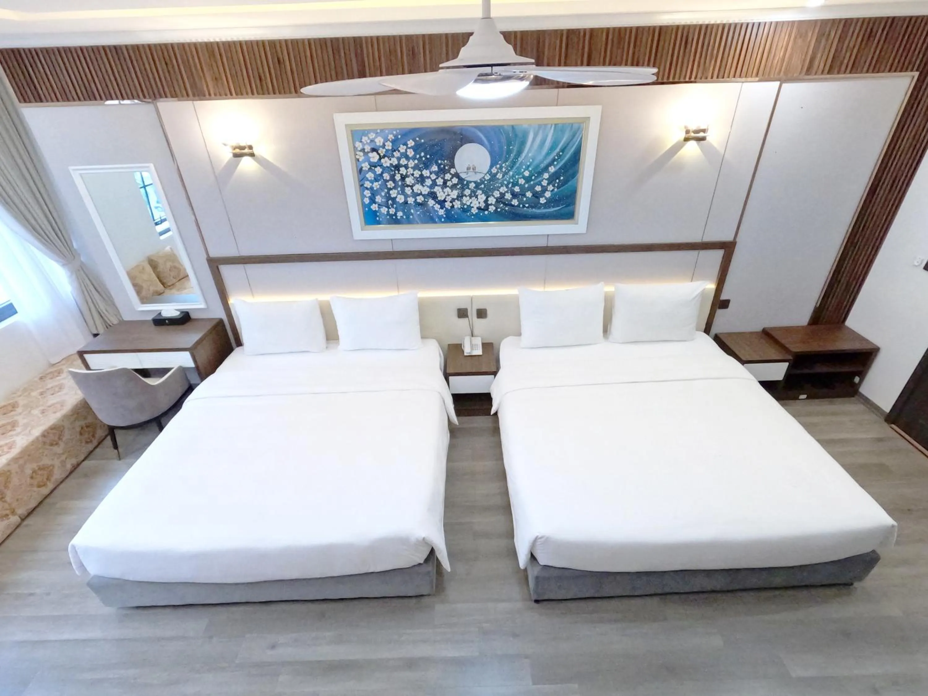 Bed in Halong Lavender Hotel