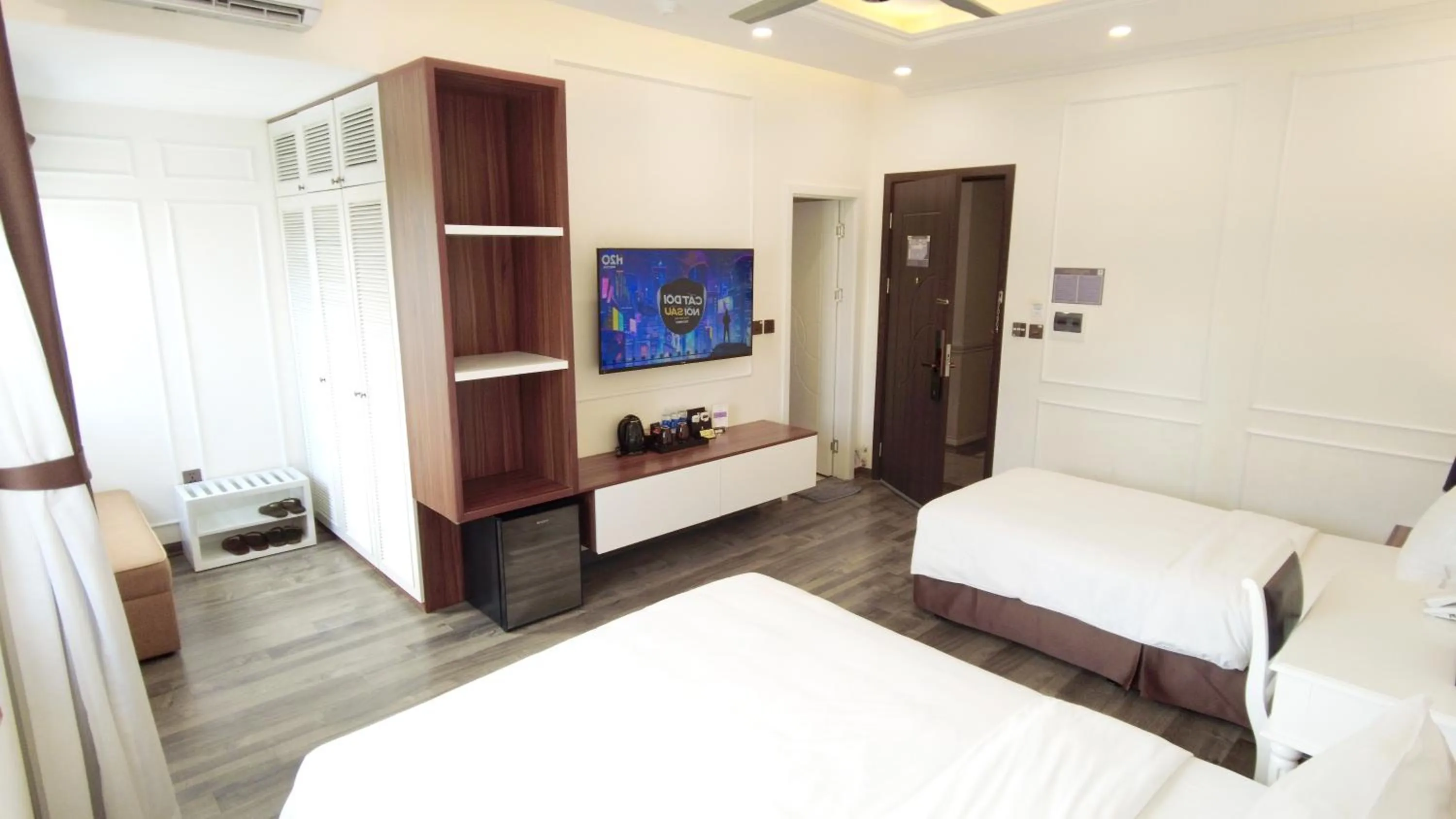 Bed in Halong Lavender Hotel