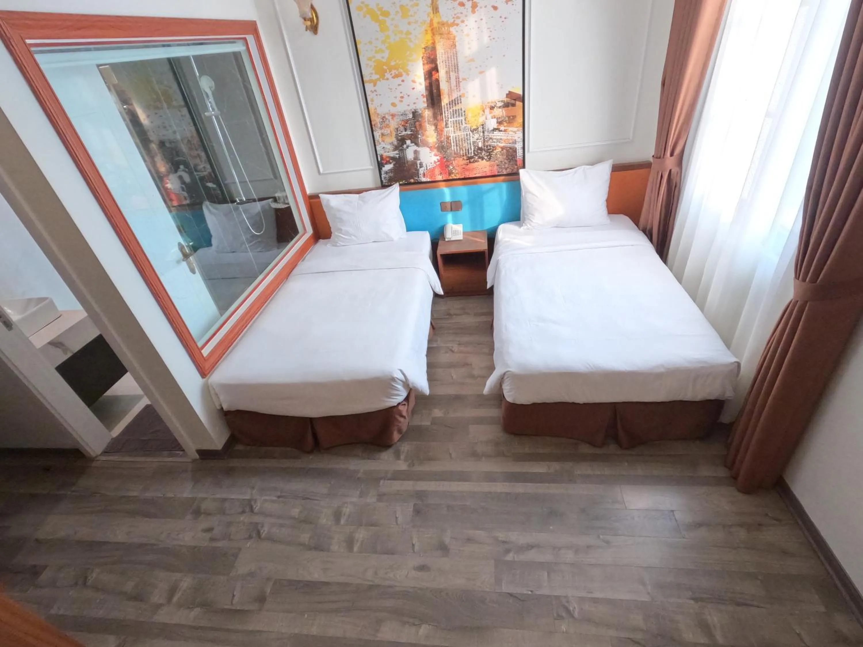 Bed in Halong Lavender Hotel