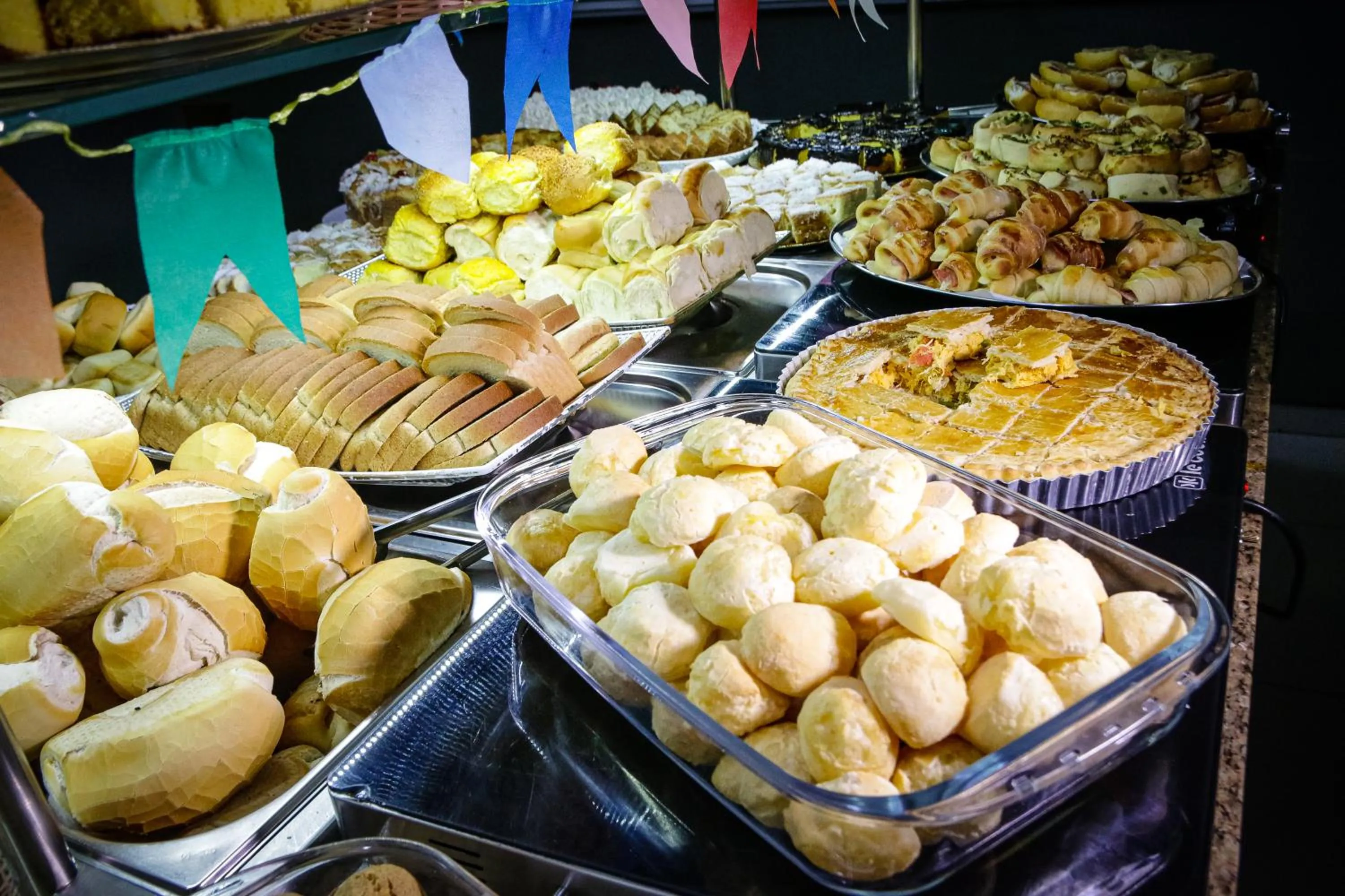 Buffet breakfast in Hotel San Rafain