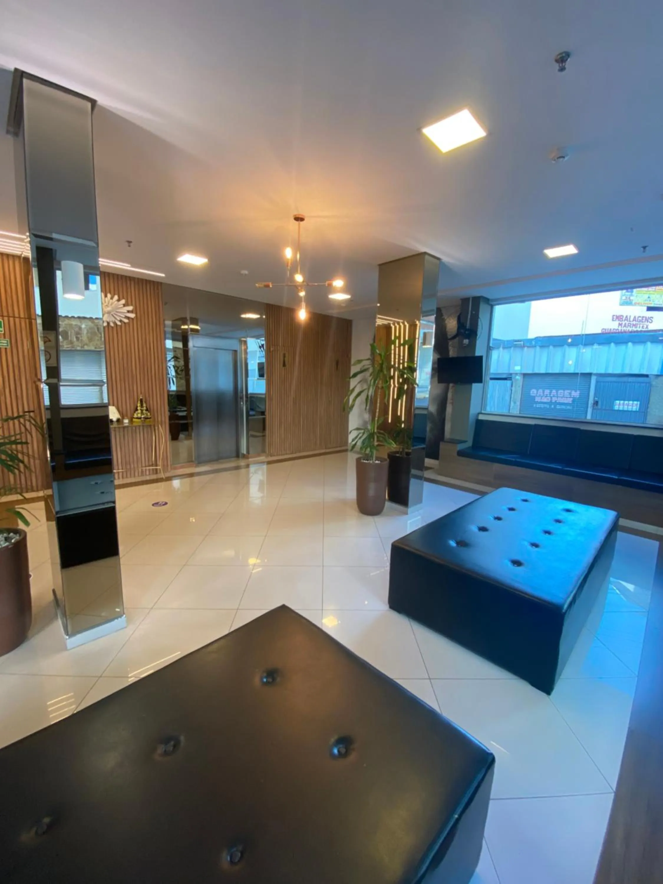 Lobby or reception in Hotel San Rafain